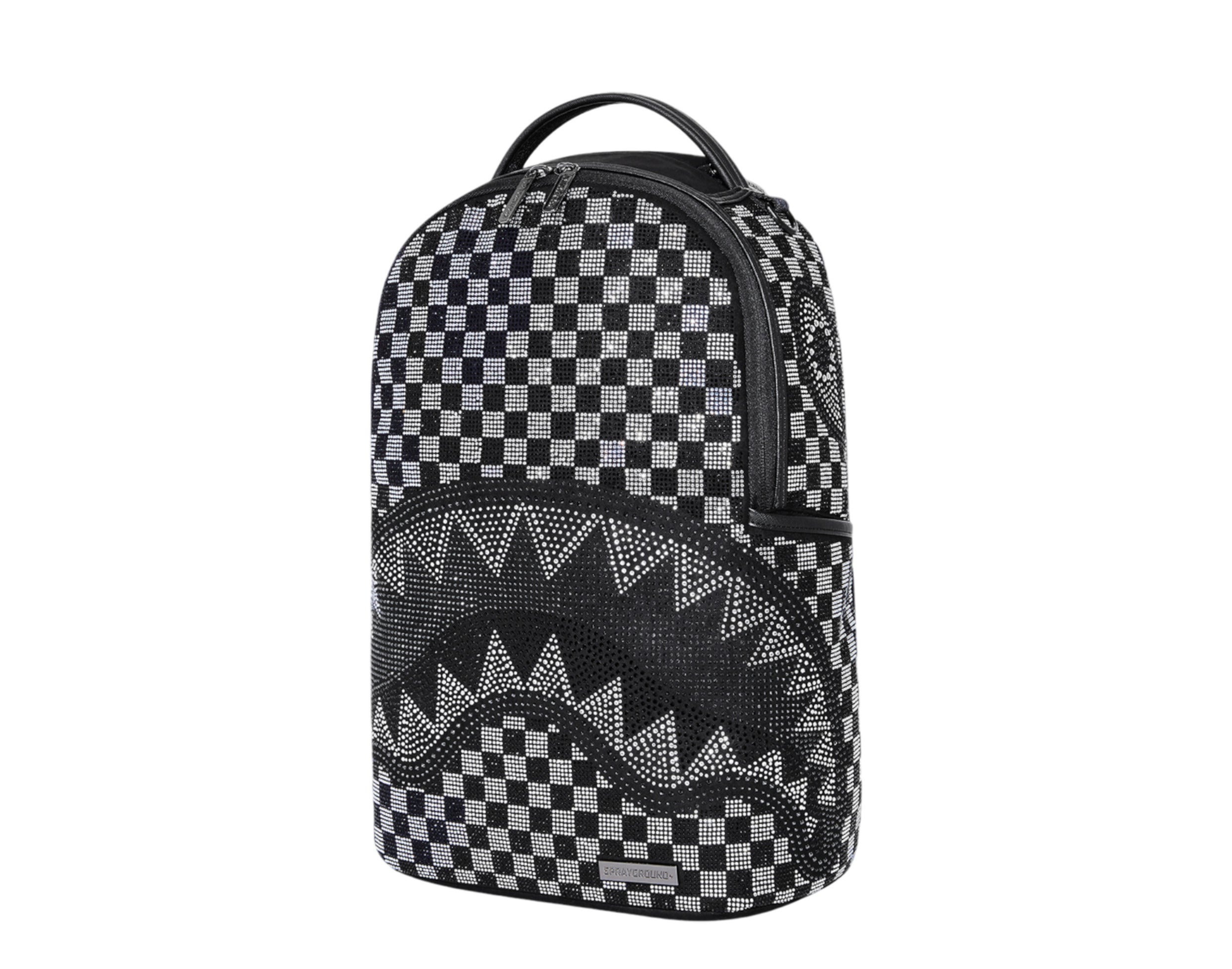 Sprayground Checkered Trinity Shark Backpack (DLXSF)