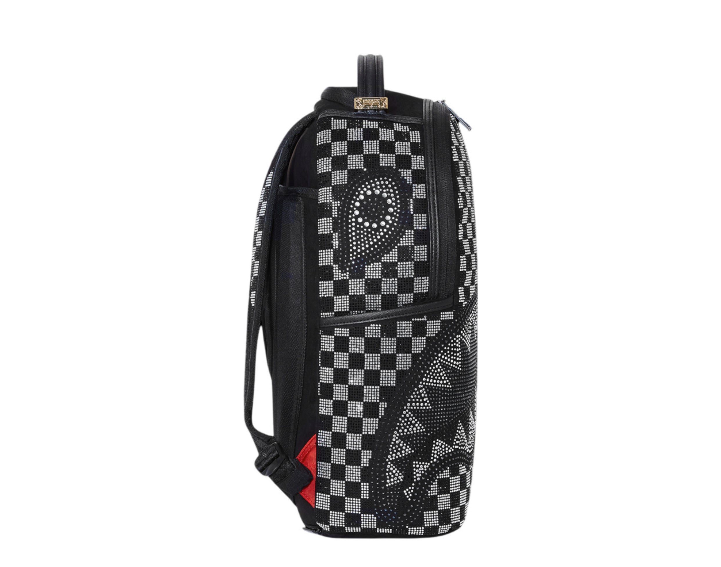 Sprayground Checkered Trinity Shark Backpack (DLXSF)