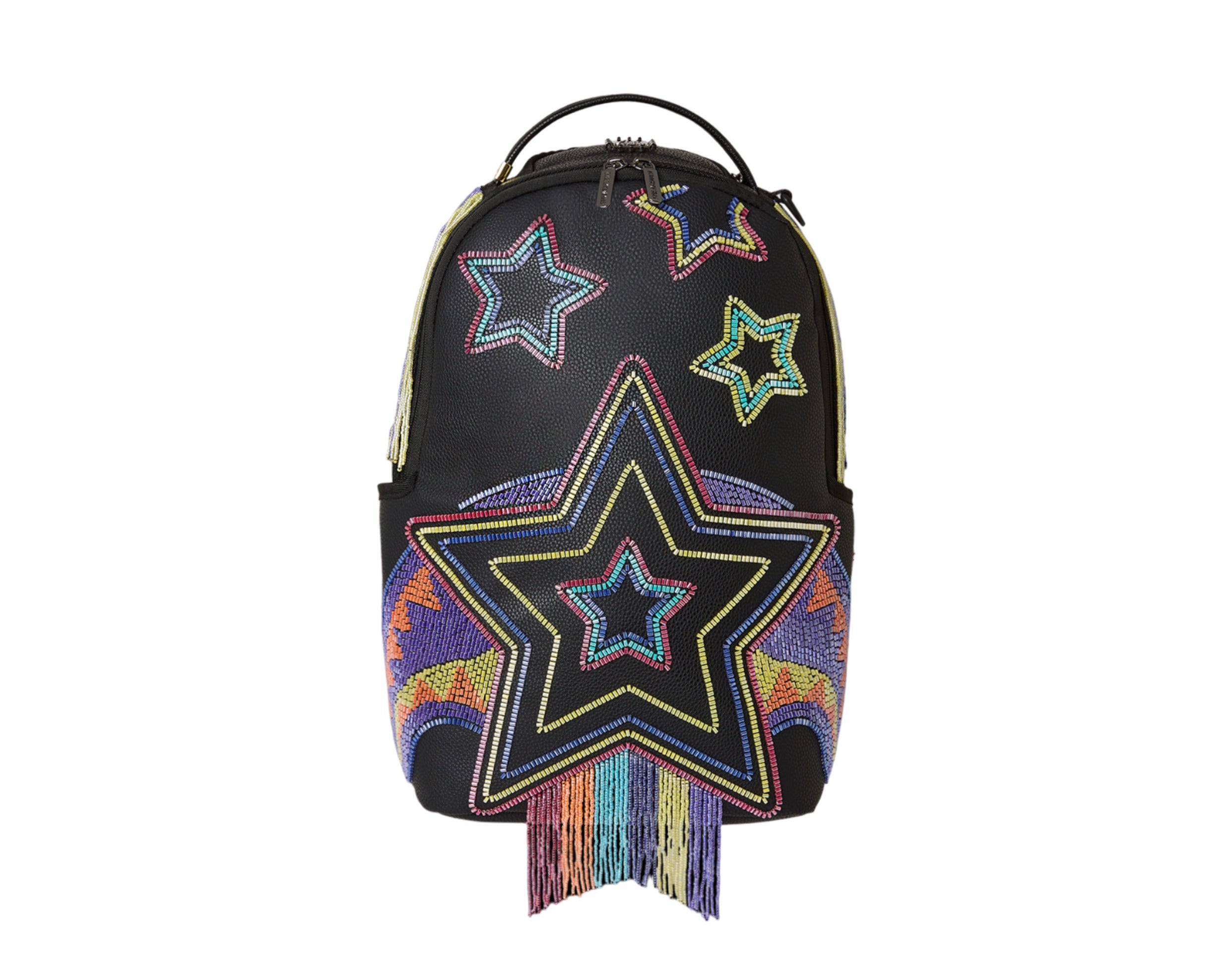 Sprayground A.I.7 Beaded Shark Sandflower Collab Backpack (DLXV