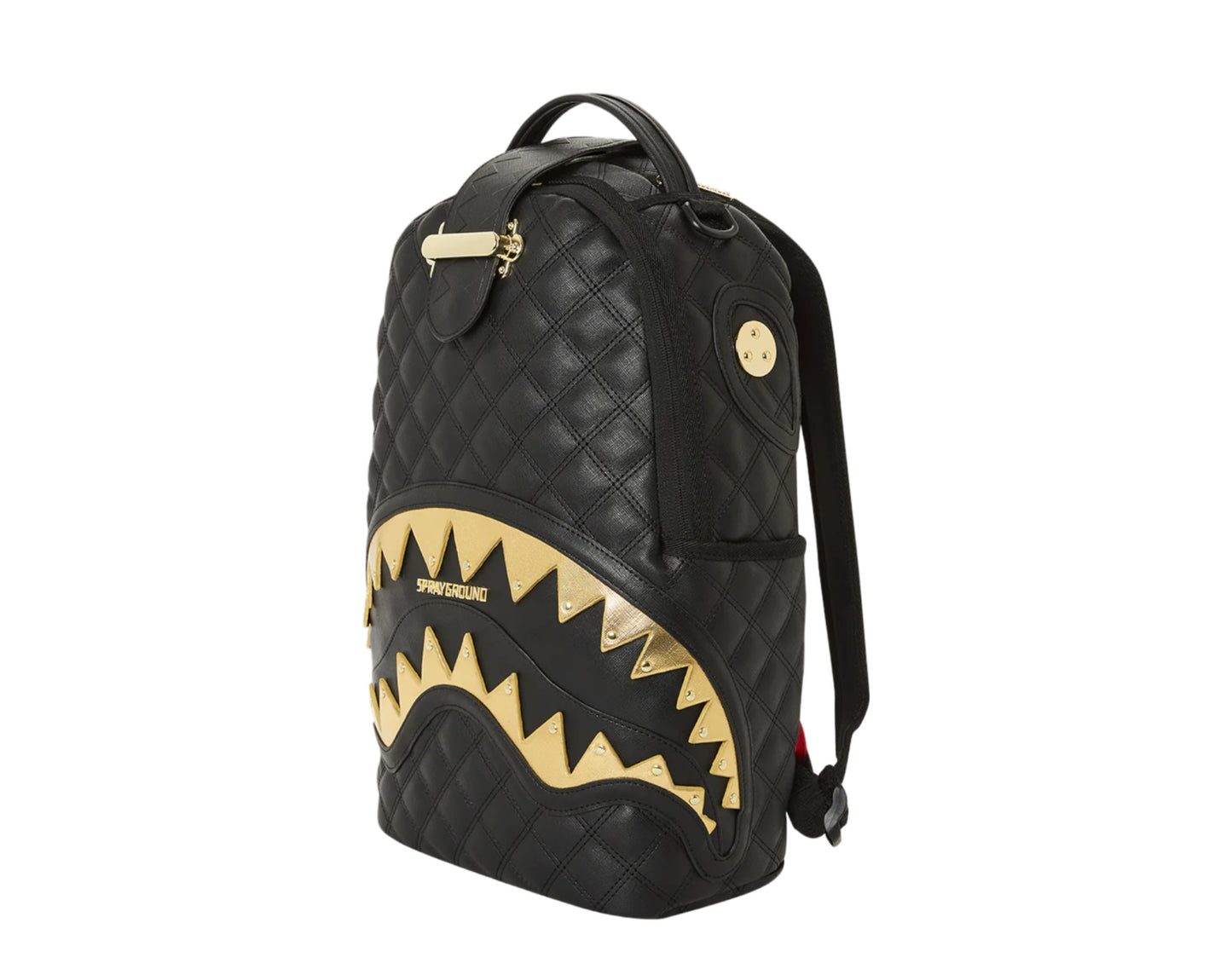 Sprayground 24K Geneva Black Mamba Quilted Backpack (DLXV)