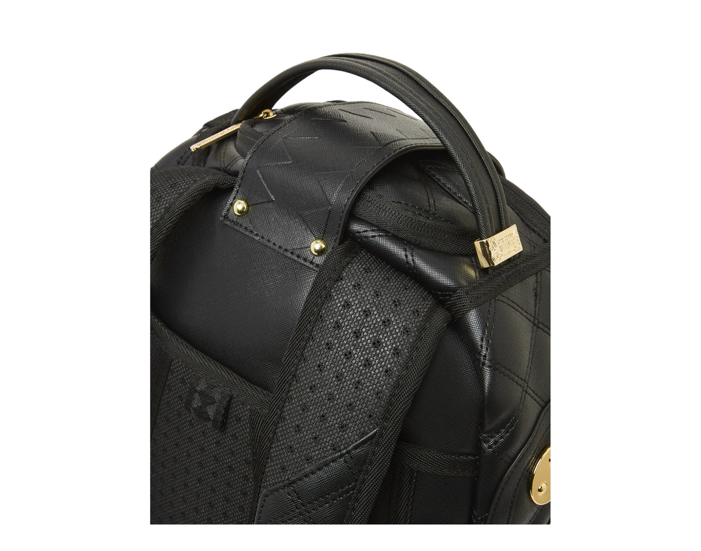 Sprayground 24K Geneva Black Mamba Quilted Backpack (DLXV)