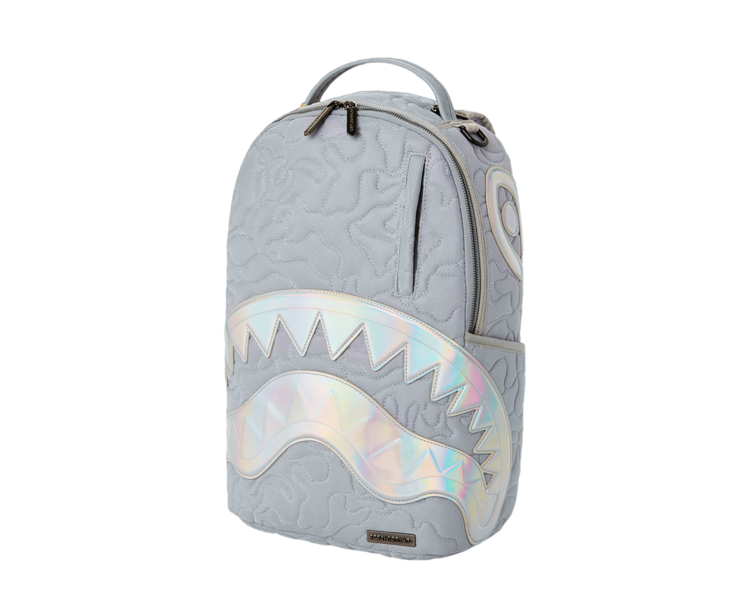 Sprayground Quilted Iridescent Shark Backpack (DLXSF)