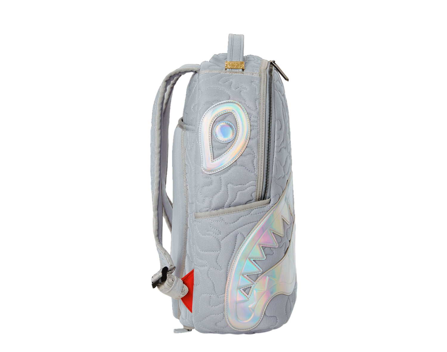 Sprayground Quilted Iridescent Shark Backpack (DLXSF)