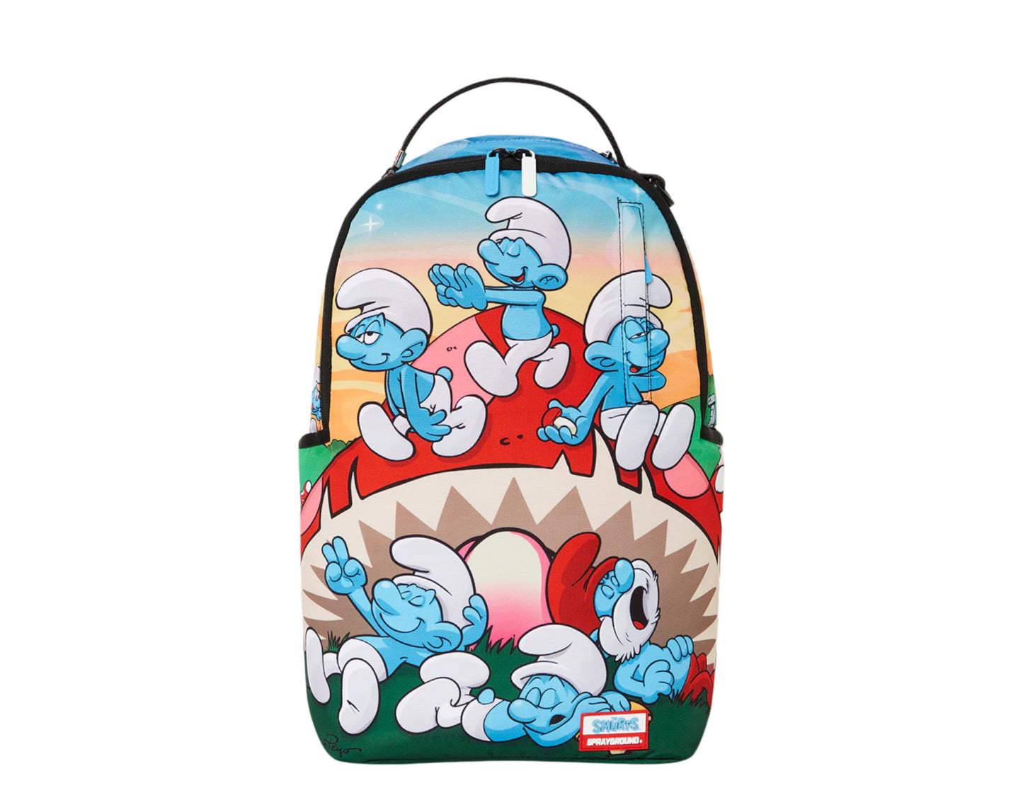 Sprayground Smurfs Mushroom Chill Backpack