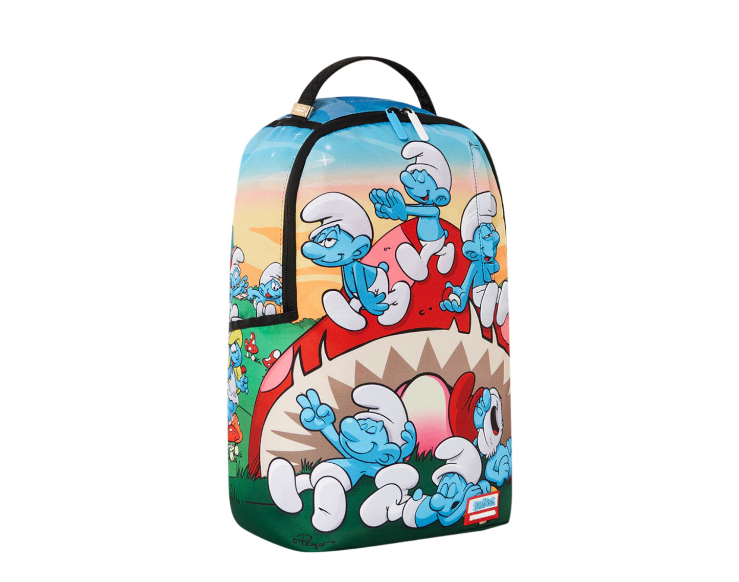 Sprayground Smurfs Mushroom Chill Backpack