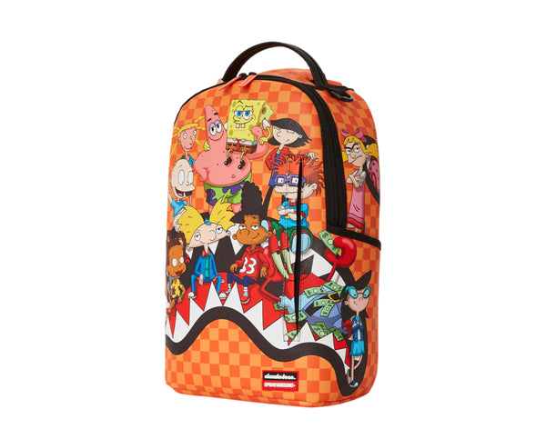 Sprayground x Nickelodeon 90's Characters Chilling Orange Backpack