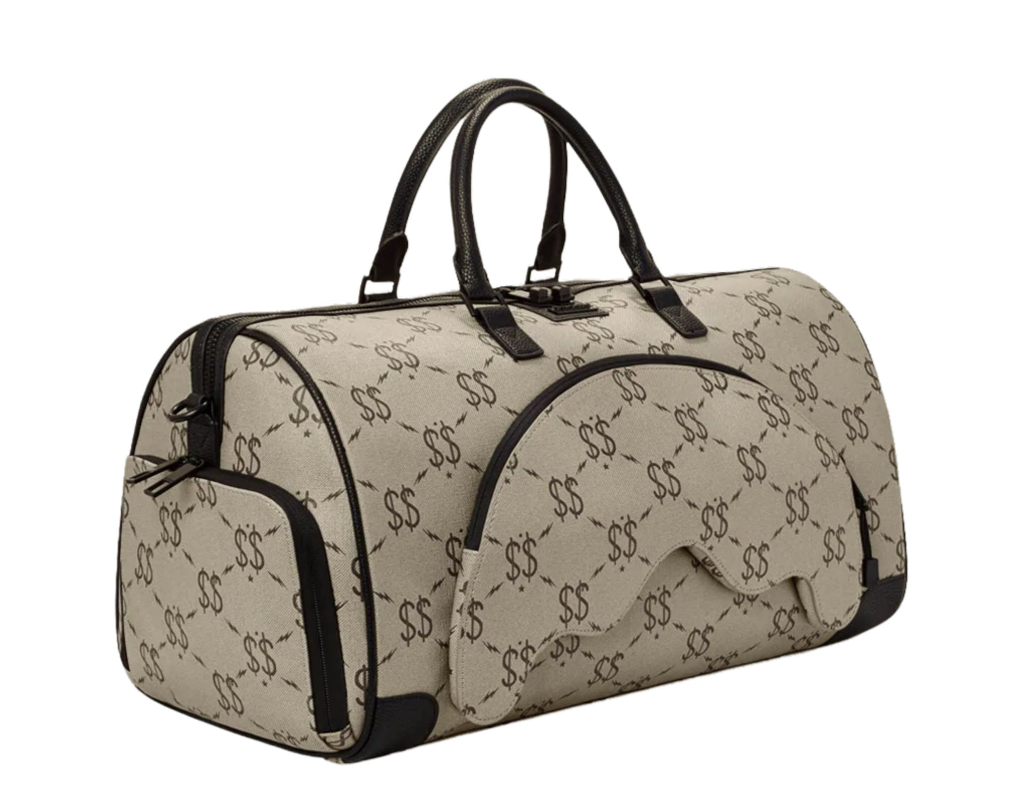 Sprayground Bag Double Money Duffle GREY, 910D4412NSZ