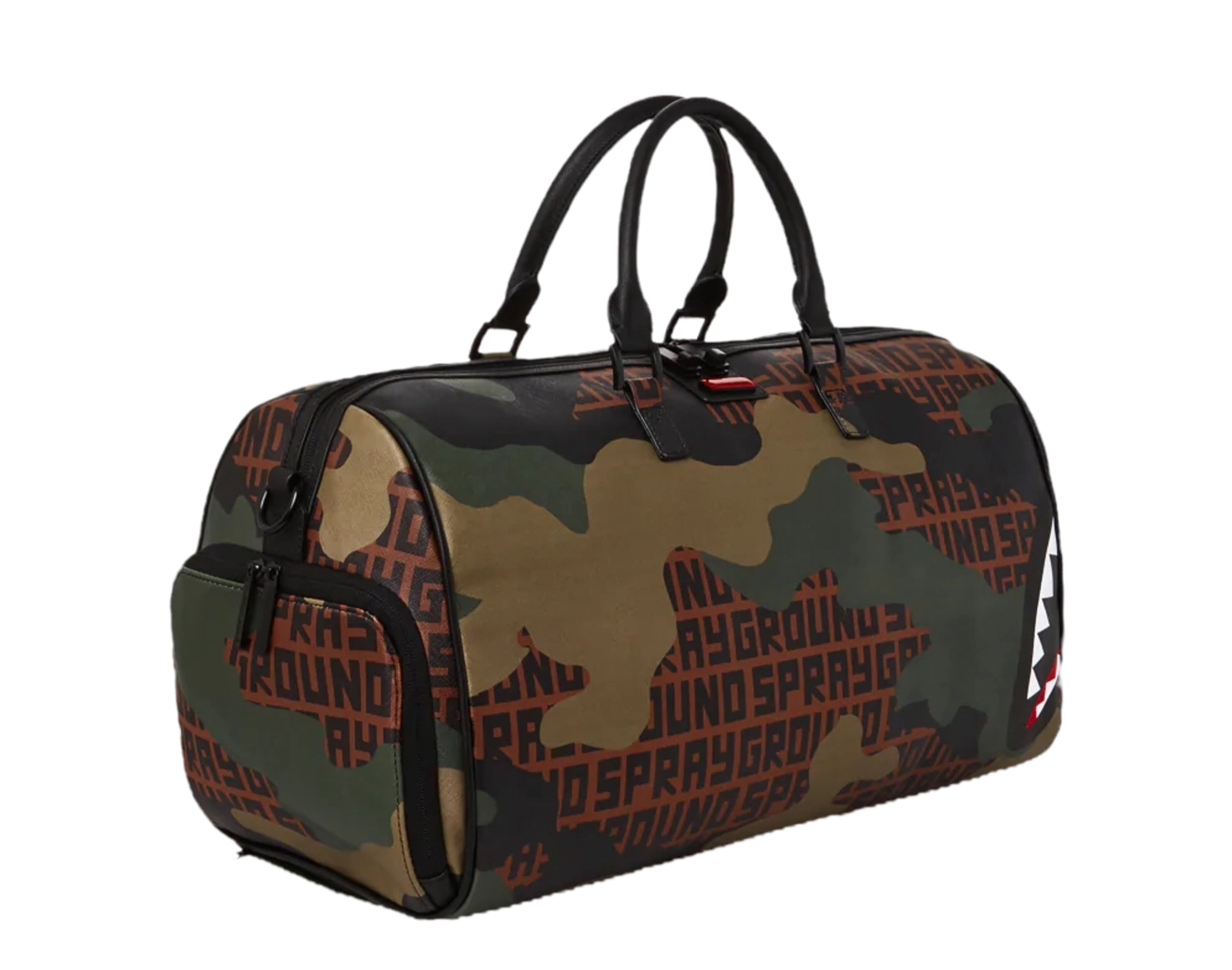 Sprayground Camo Infiniti Shark Duffle Bag