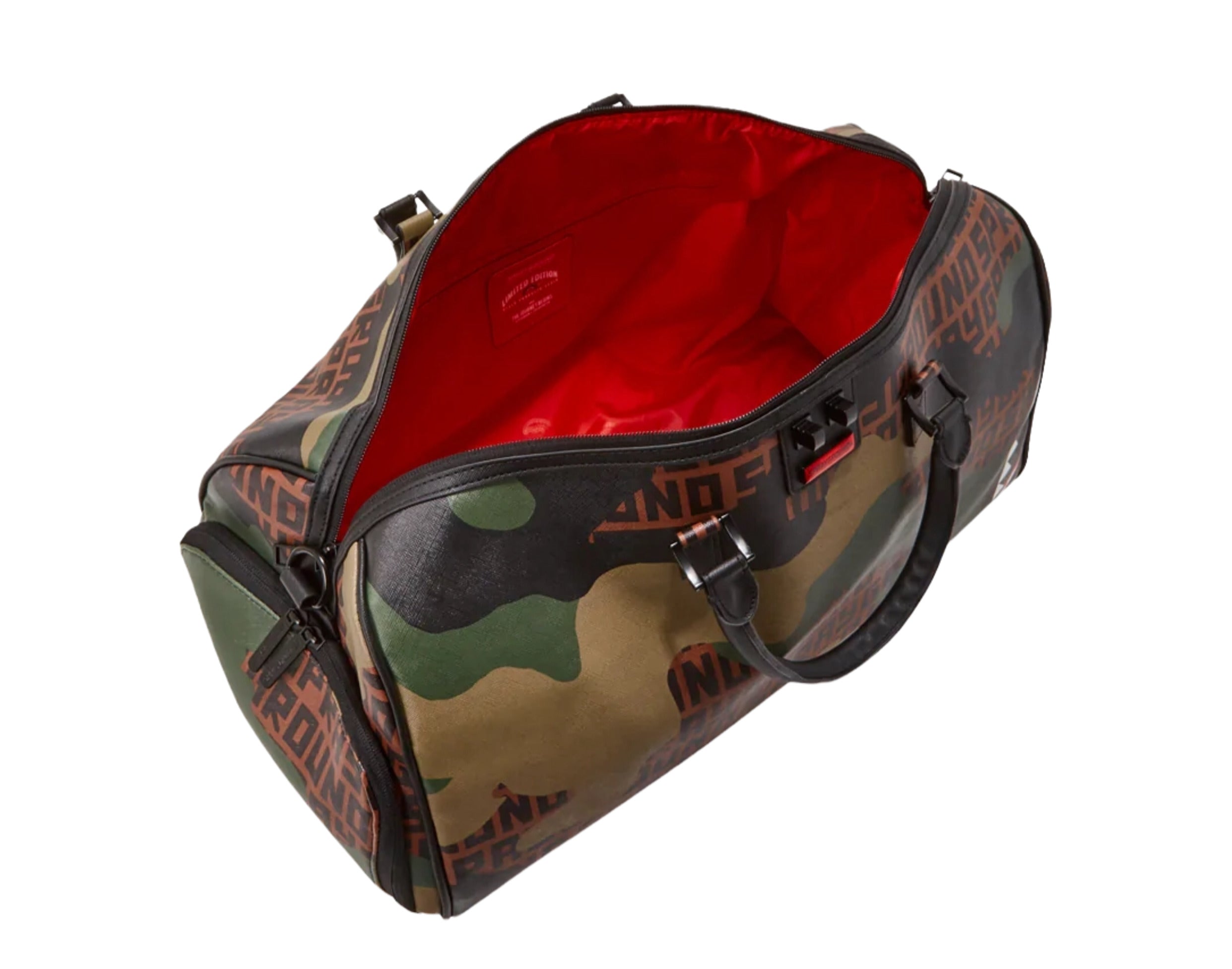 Sprayground Camo Infiniti Shark Duffle Bag