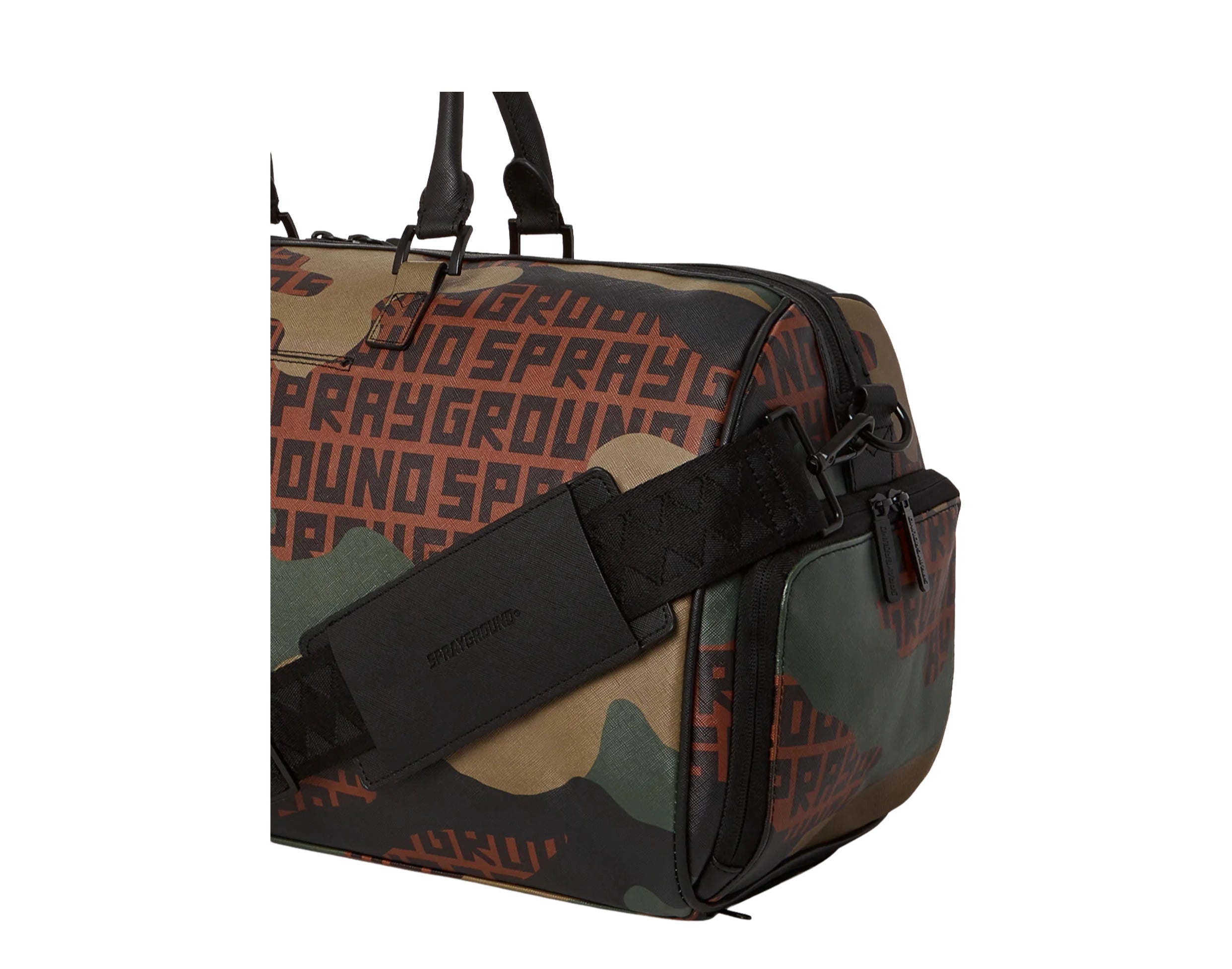 Sprayground Camo Infiniti Shark Duffle Bag