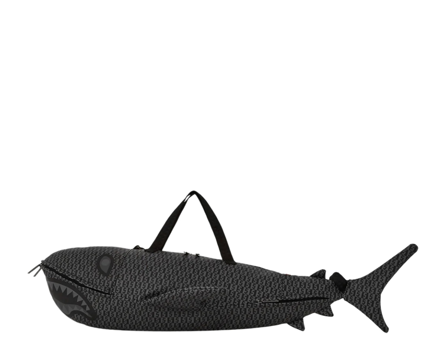 Sprayground Sharkfinity Stealth Pilot Shark Shape Duffle Bag (DLXV)