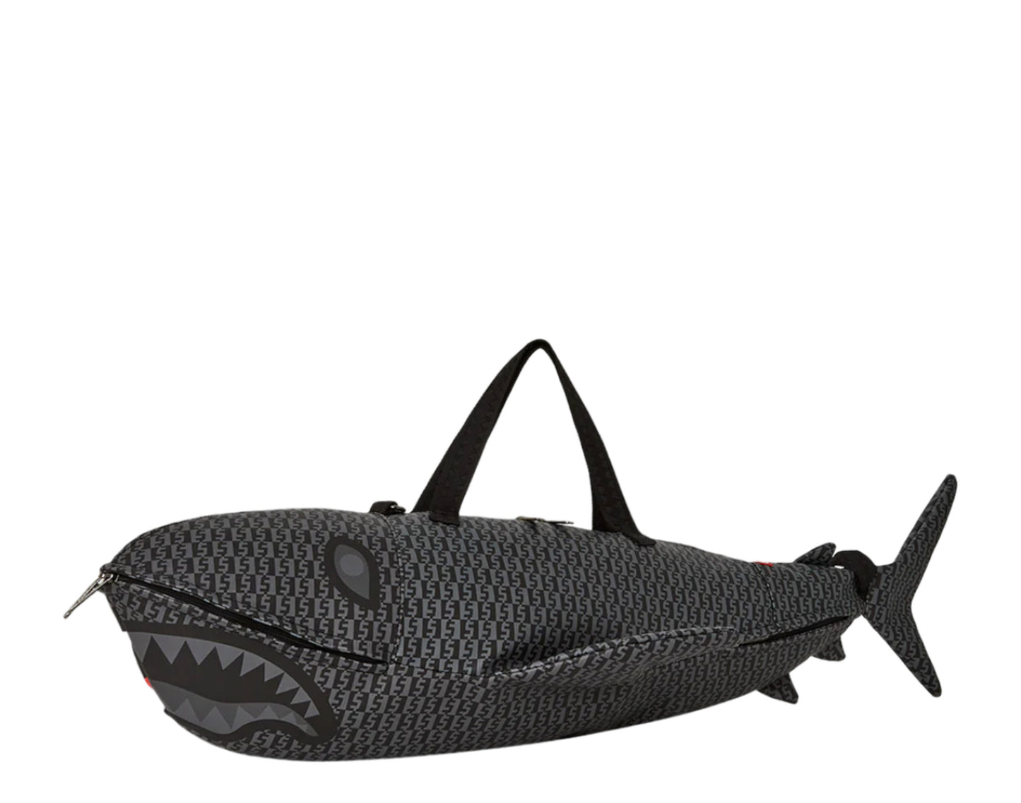 Sprayground Sharkfinity Stealth Pilot Shark Shape Duffle Bag (DLXV)