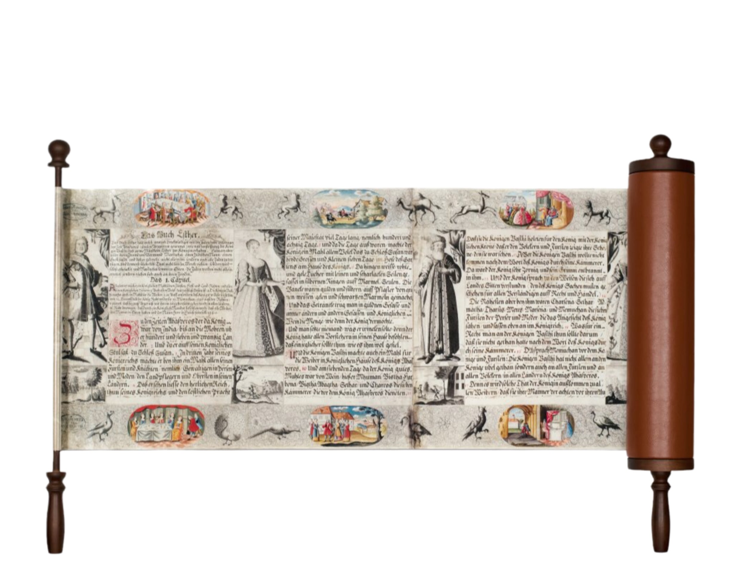 Taschen Books - The Esther Scroll Manuscript In Wooden Display