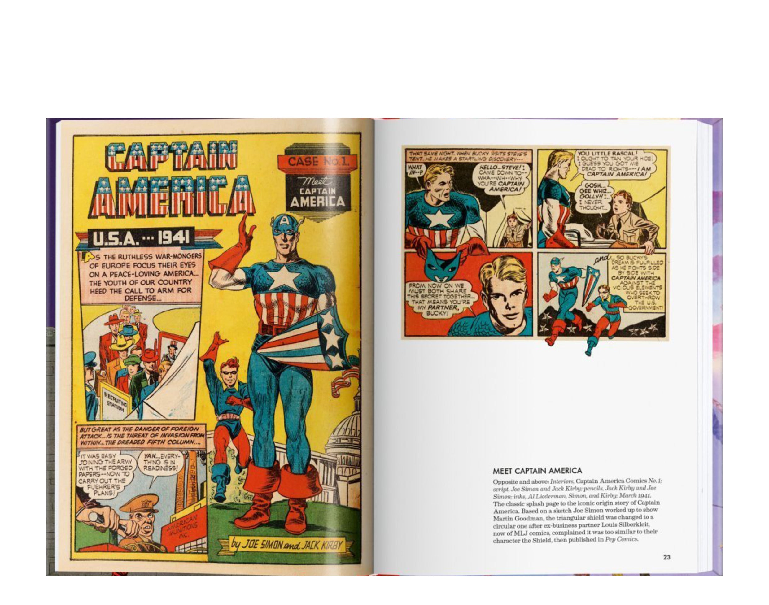 Taschen Books - The Little Book of Captain America Flexicover Book