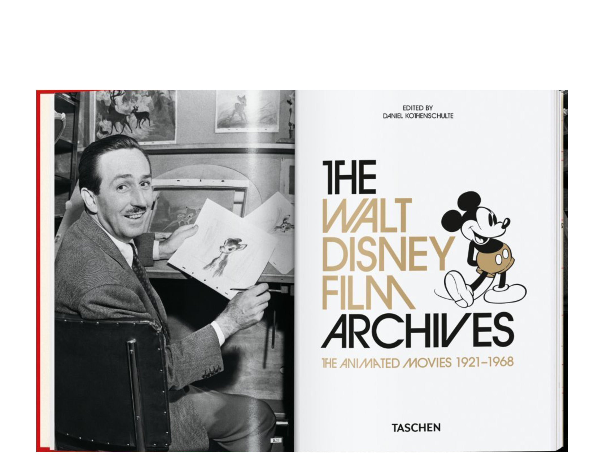 Taschen Books - The Walt Disney Film Archives - The Animated Movies 1921–1968 - 40th Anniversary Edition Hardcover Book