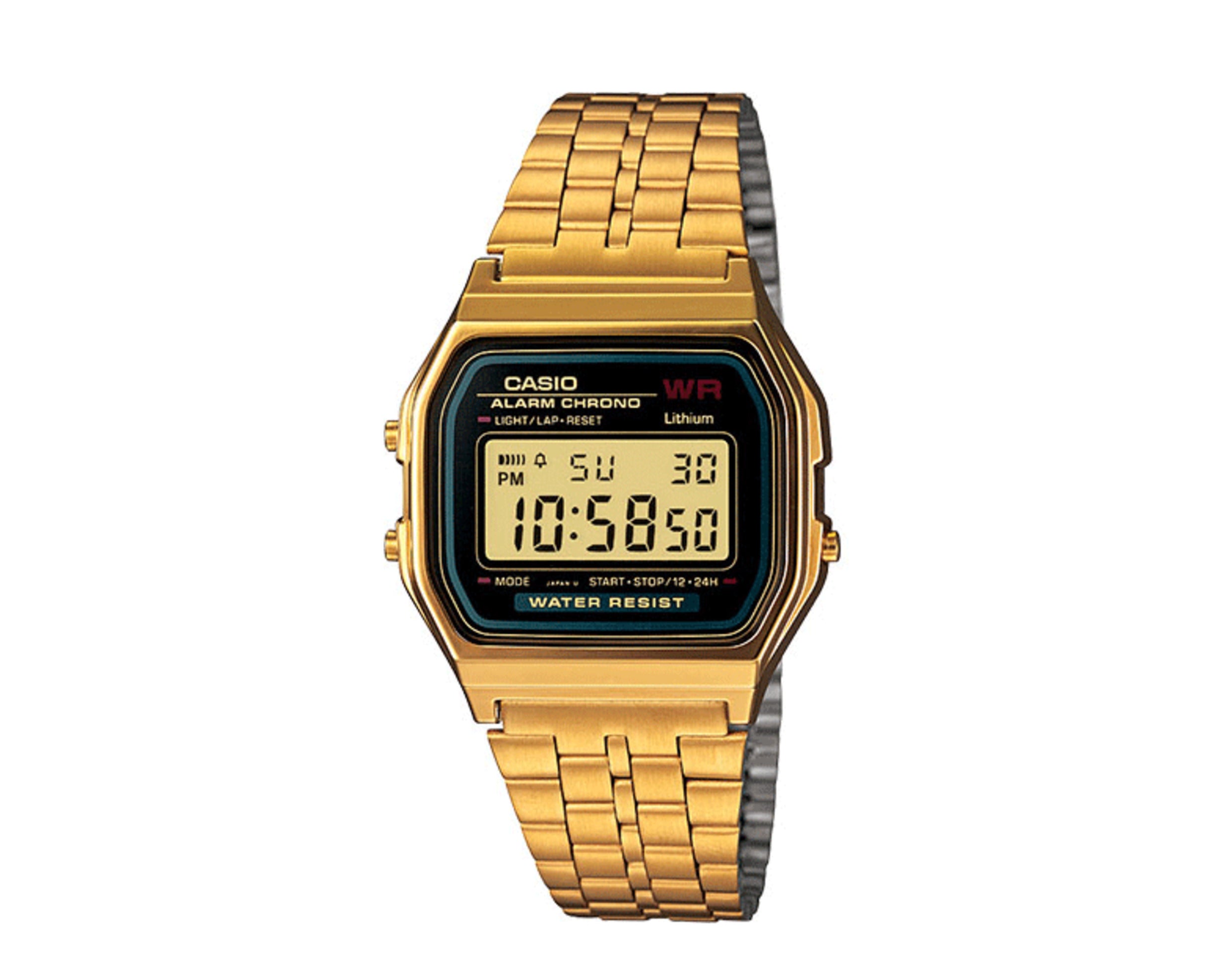 Casio A159WGEA Classic Vintage Digital Metal Men's Watch