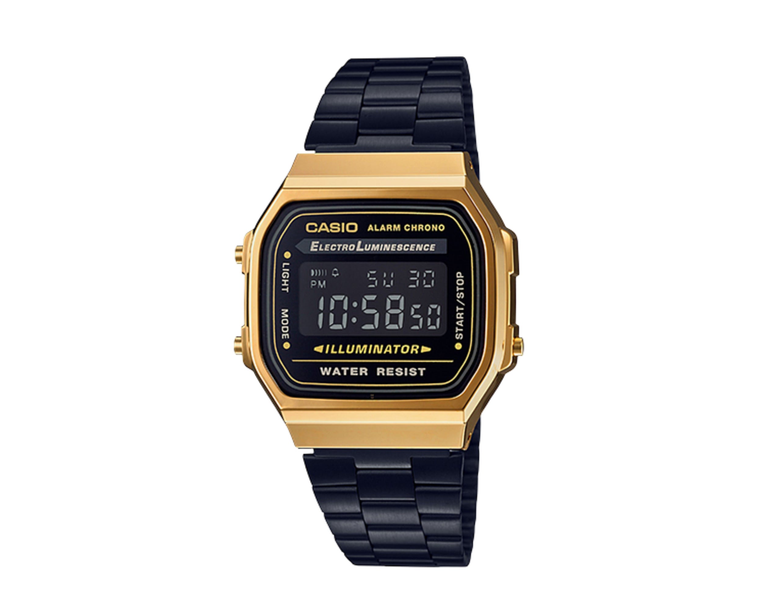 Casio Vintage A168WEGB Digital Metal Watch