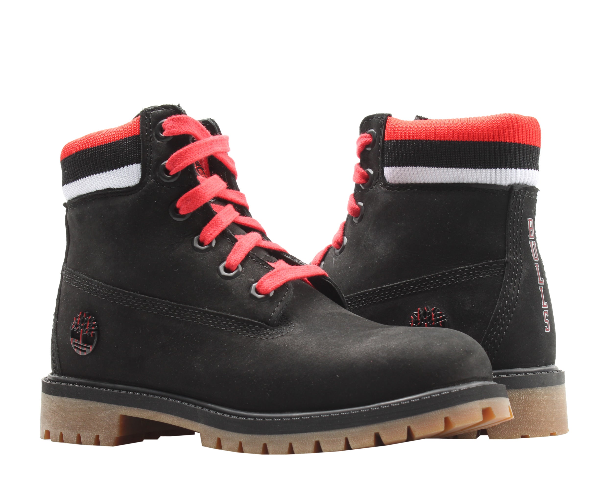 Timberland x Mitchell & Ness x NBA Chicago Bulls 6-Inch Premium Waterproof Junior Big Kids Boots