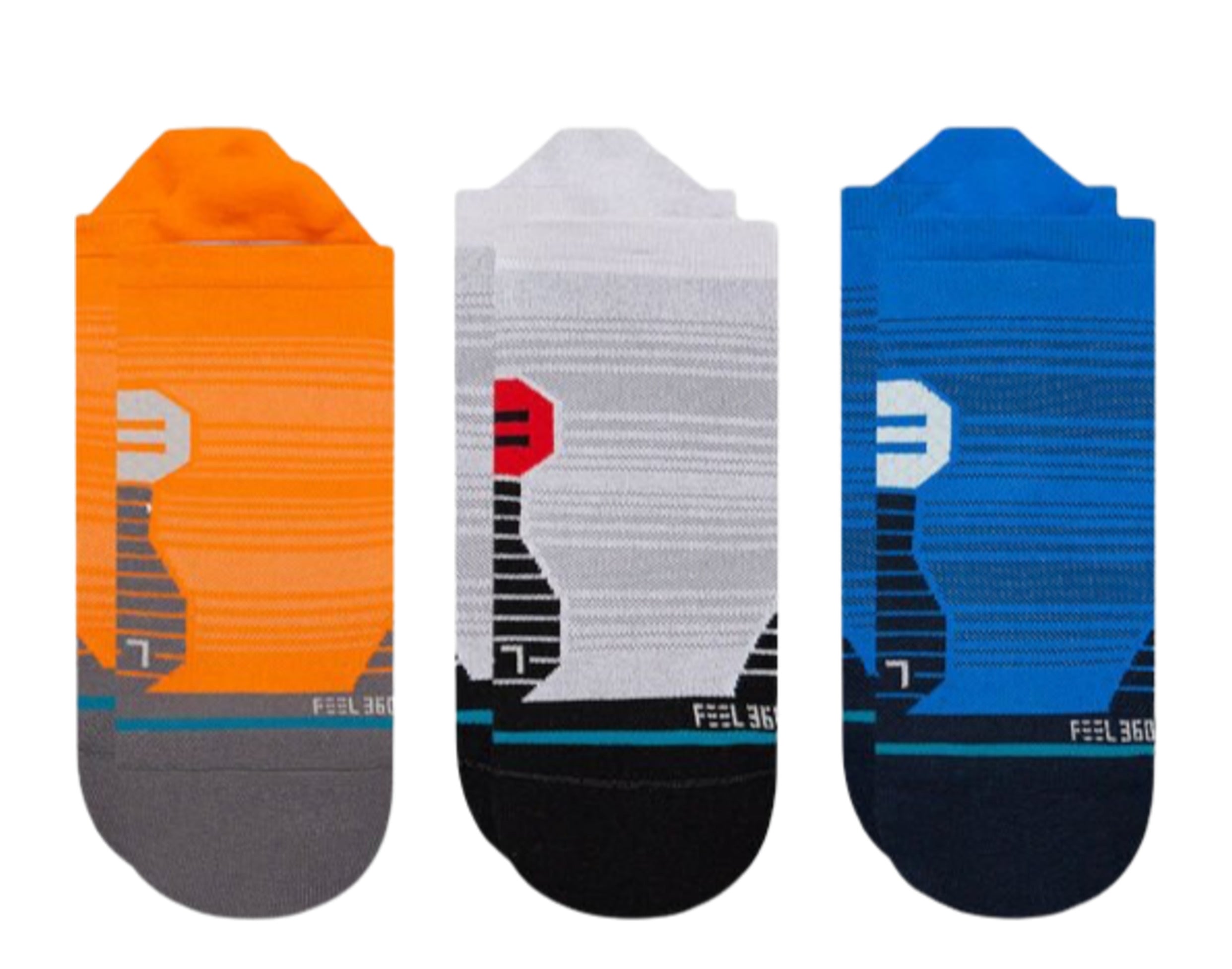 Stance Feel 360 - Variety Tab Running Ankle Socks - 3-Pack