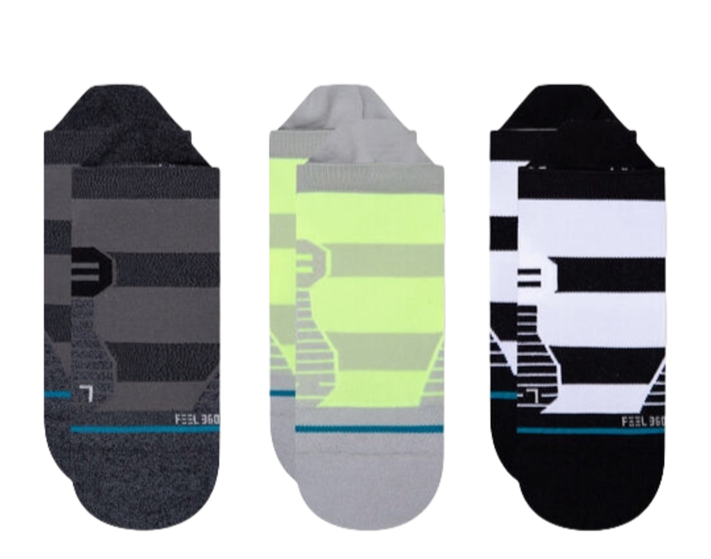 Stance Feel 360 - Elite Tab Running Ankle Socks - 3-Pack