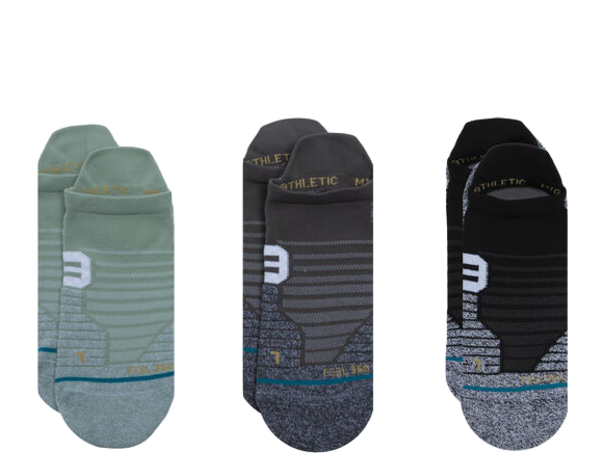 Stance Feel 360 - Versa Tab Golf Ankle Socks 3-Pack