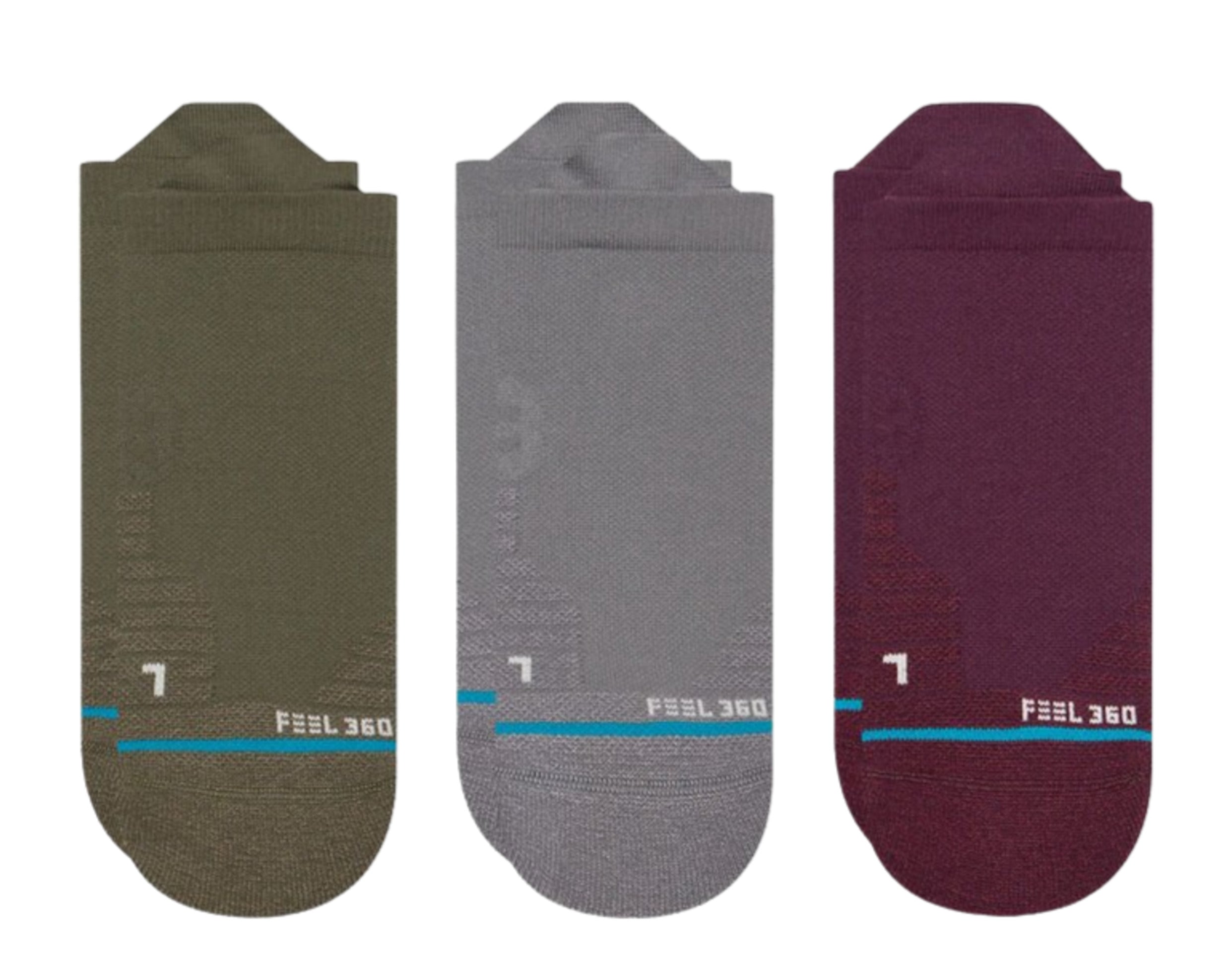 Stance Feel 360 - Army Tab 3-Pack Golf Ankle Socks