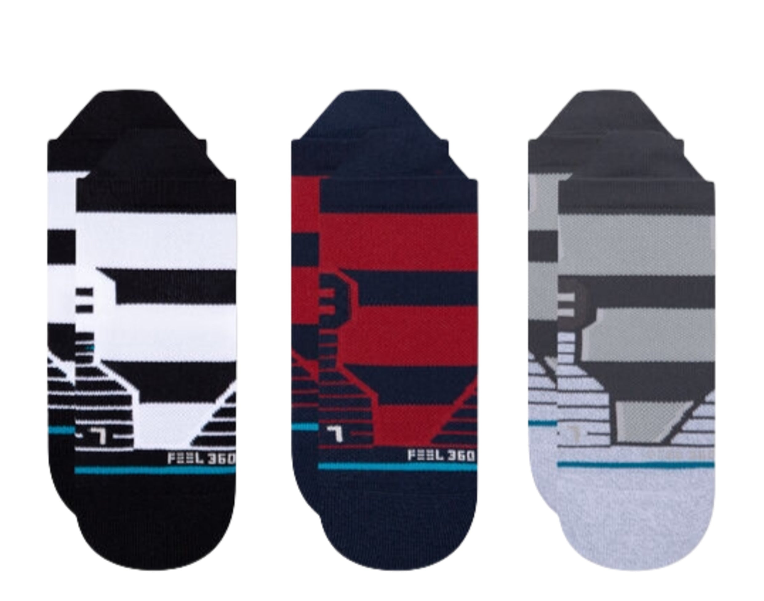 Stance Feel 360 - Crossbar Tab Golf Ankle Socks - 3-Pack