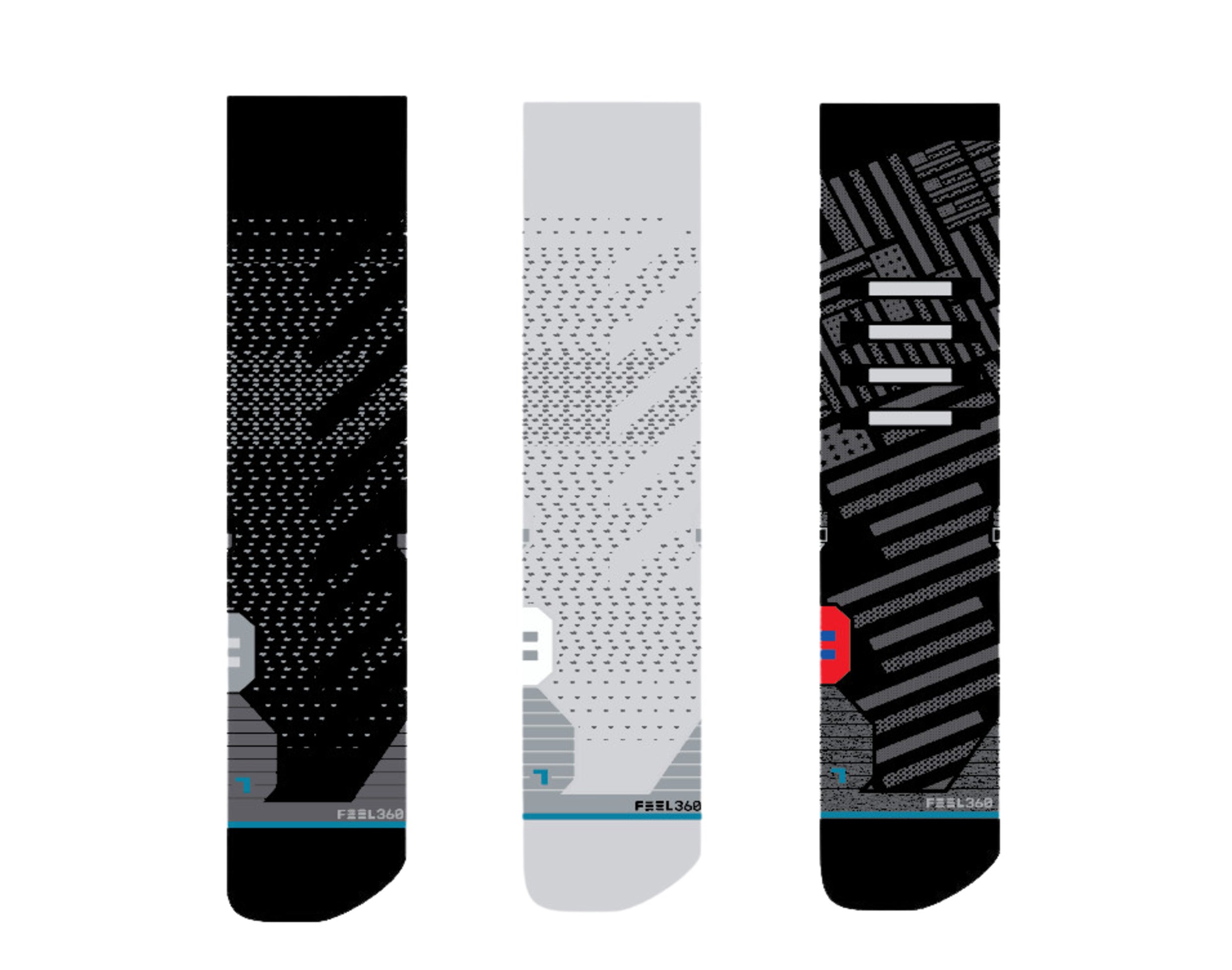 Stance Feel 360 - Run Crew ST 3-Pack Socks