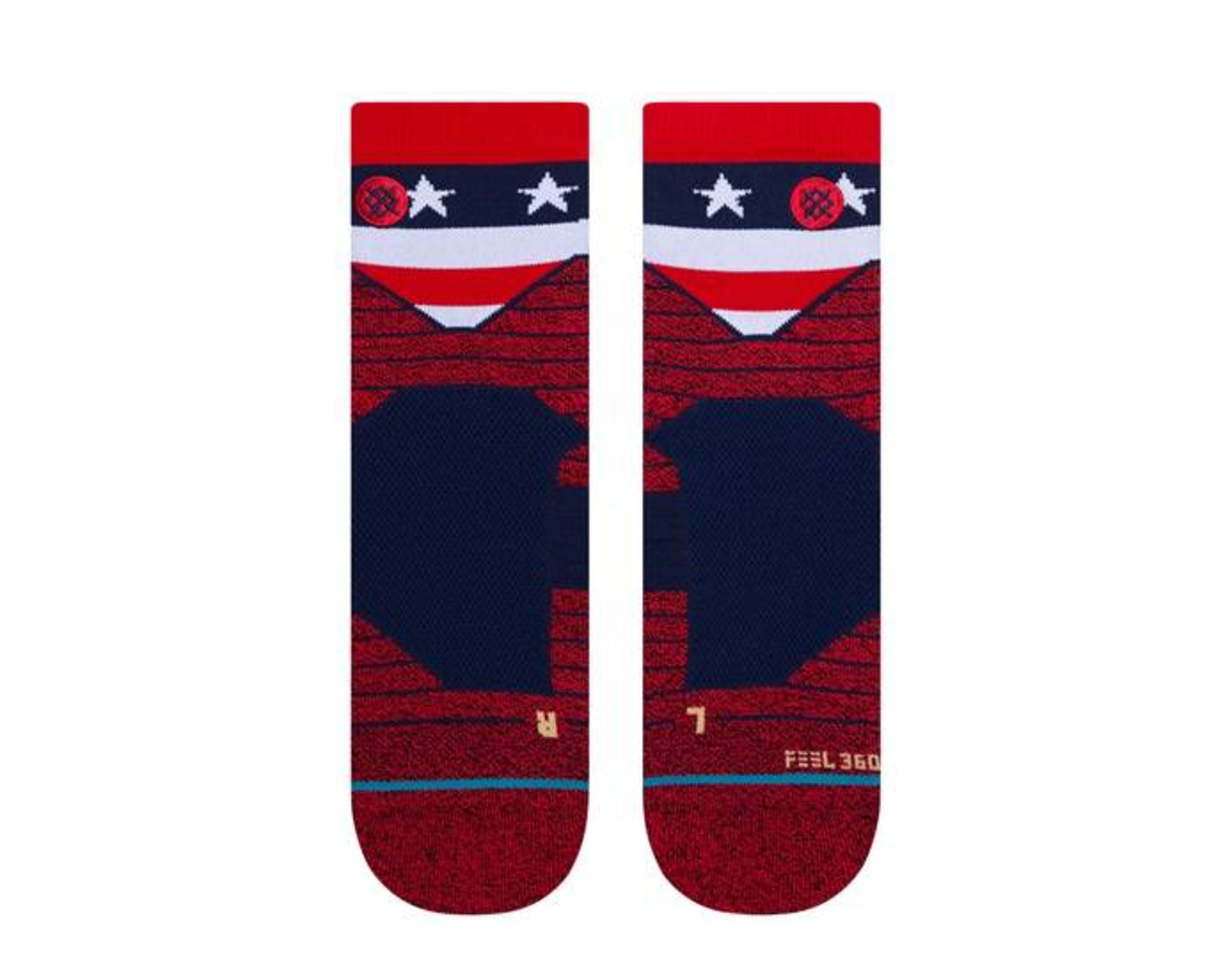 Stance Feel 360 - American QTR Ankle Socks