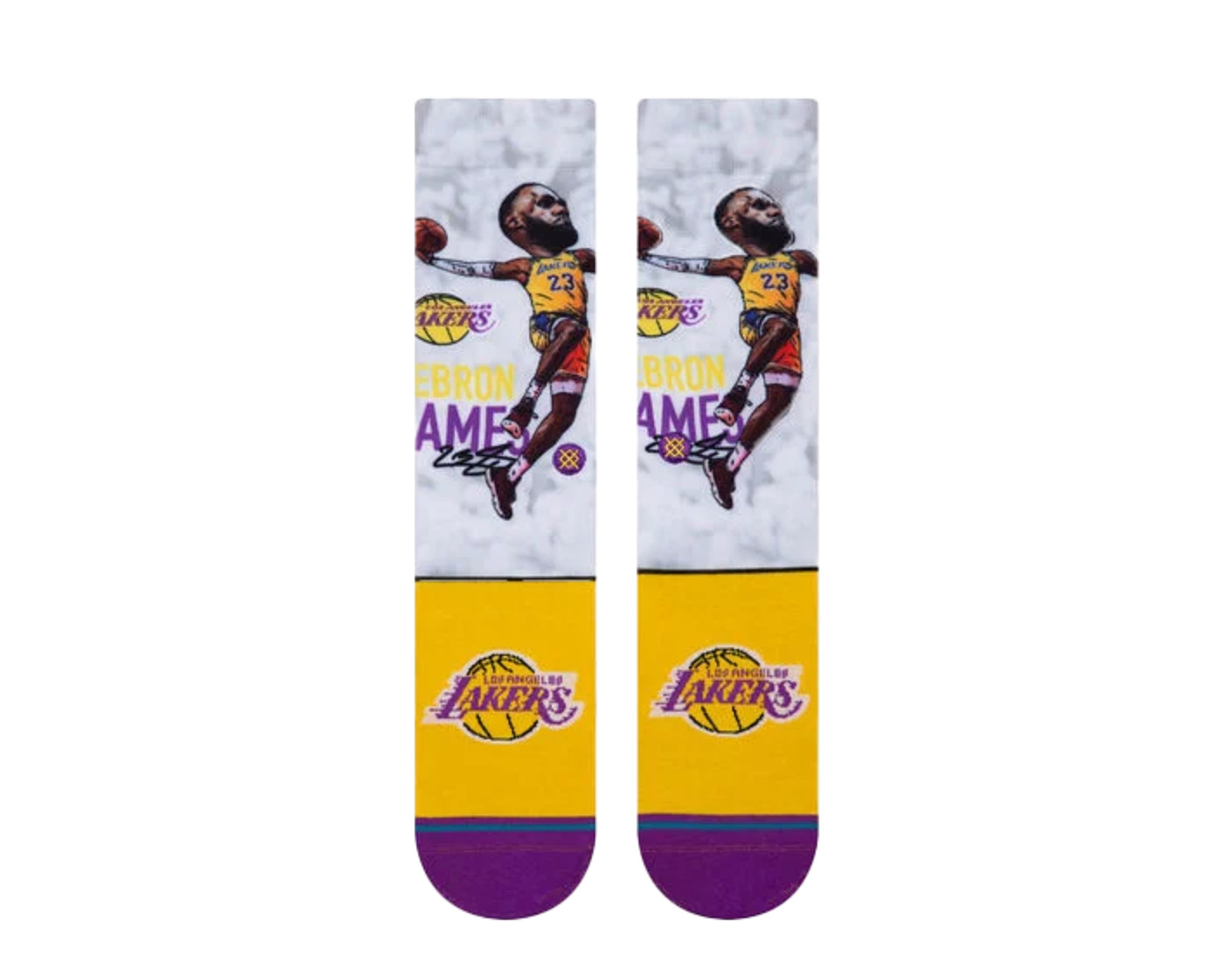 Stance Casual NBA LBJ Big Head Crew Socks