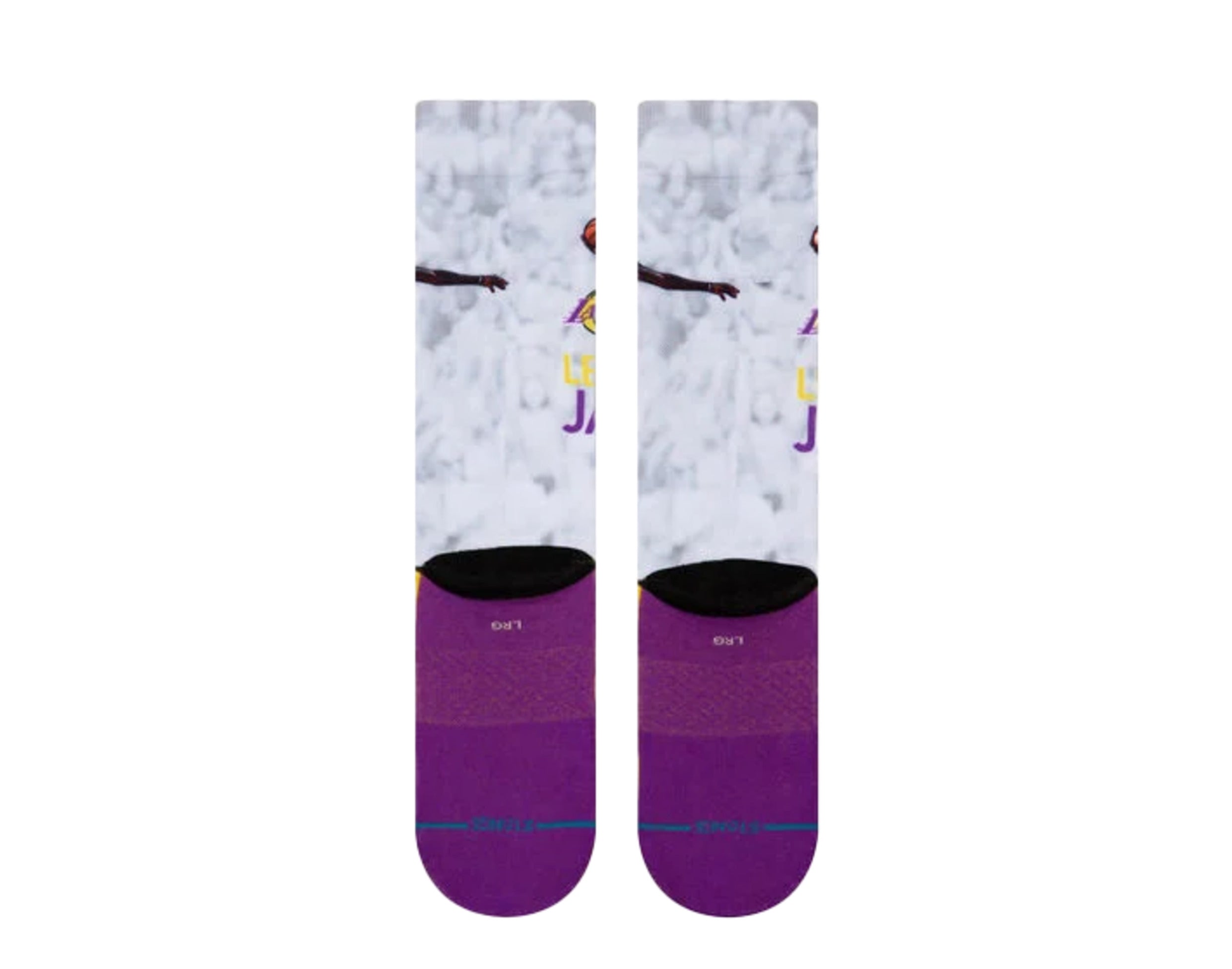 Stance Casual NBA LBJ Big Head Crew Socks