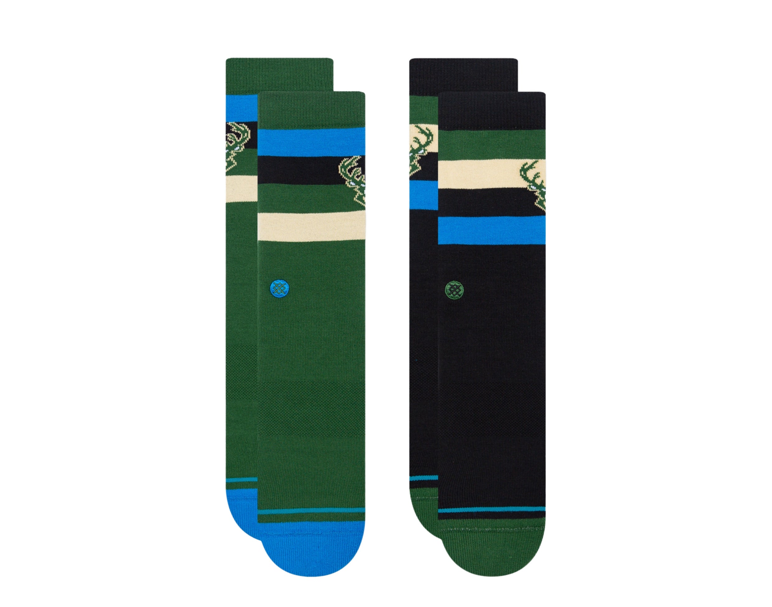 Stance x NBA Bucks ST 2-Pack Crew Socks