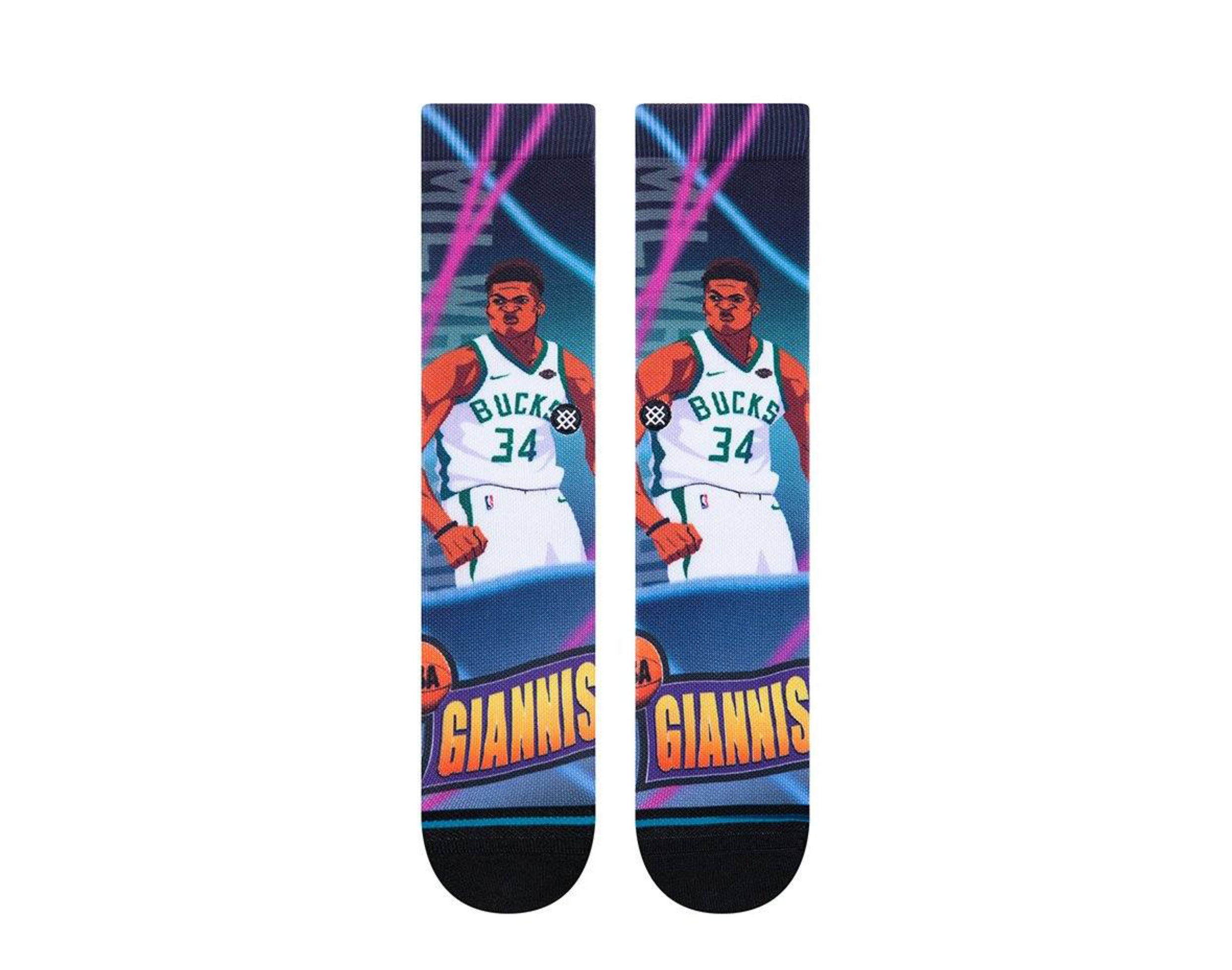 Stance Casual NBA Giannis Fast Break Crew Socks