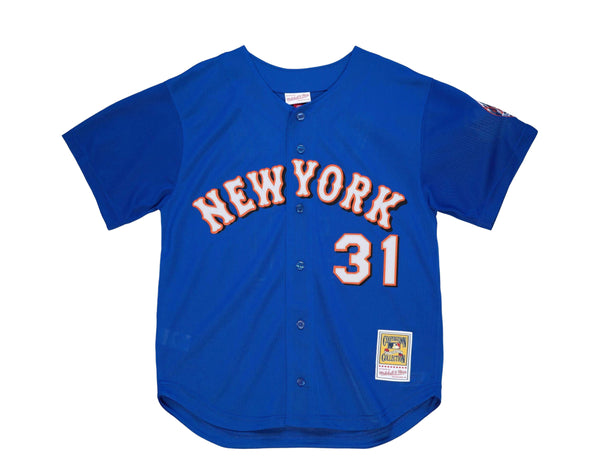 Mitchell & Ness Authentic Mike Piazza New York Mets 2004 BP Jersey - Orange - L