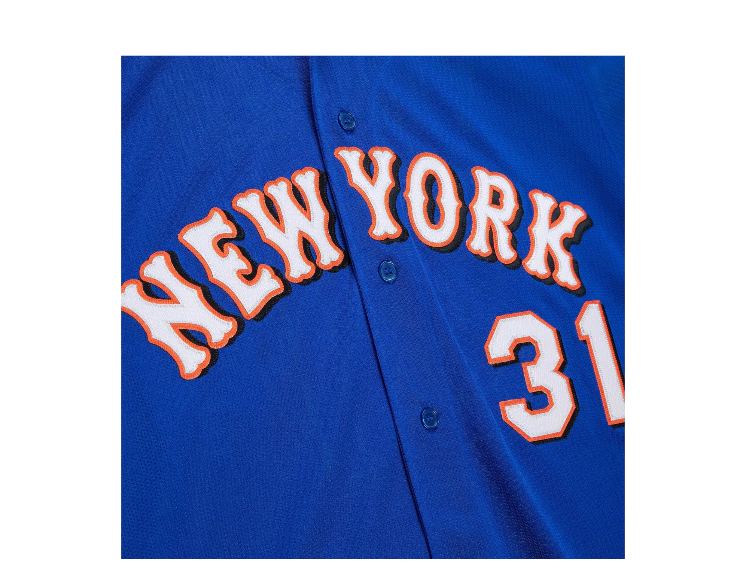 Mitchell & Ness Authentic Mike Piazza New York Mets 2004 BP Jersey - Orange - L