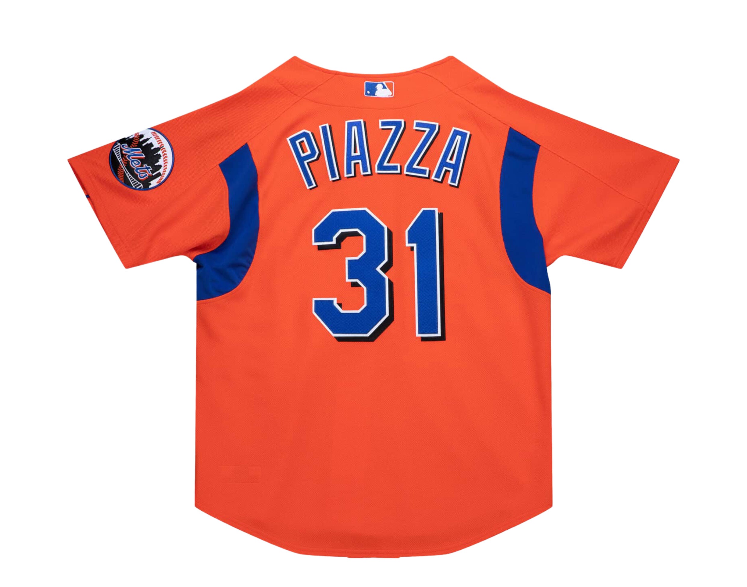 Mitchell & Ness Authentic Mike Piazza New York Mets 2004 BP Jersey