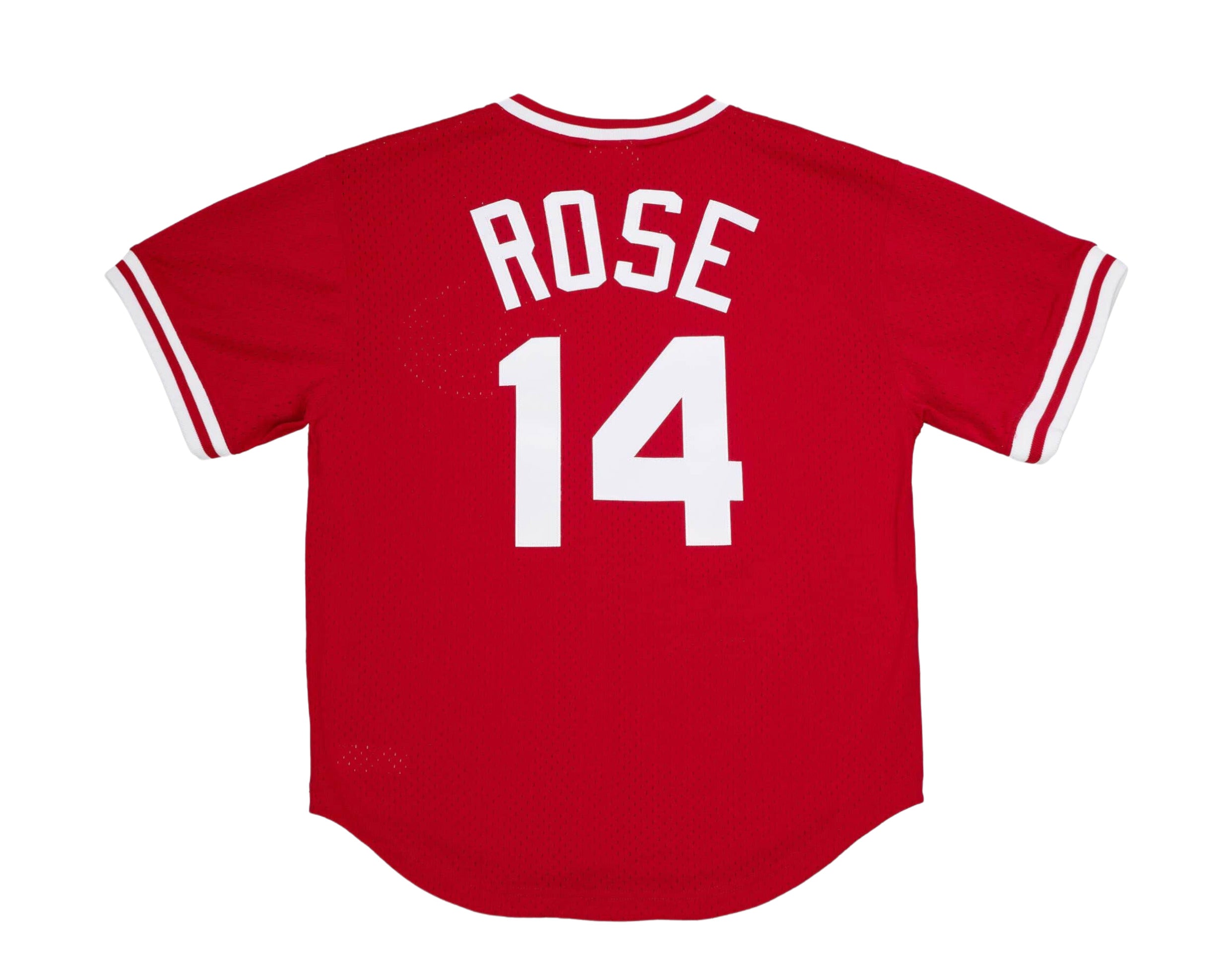 Mitchell & Ness Authentic Pete Rose Cincinnati Reds 1984 Pullover Jersey