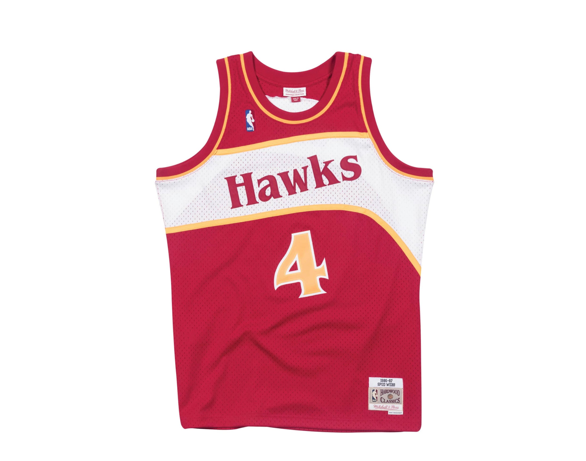 Mitchell & Ness Swingman Atlanta Hawks Road 1986-87 Spud Webb Jersey