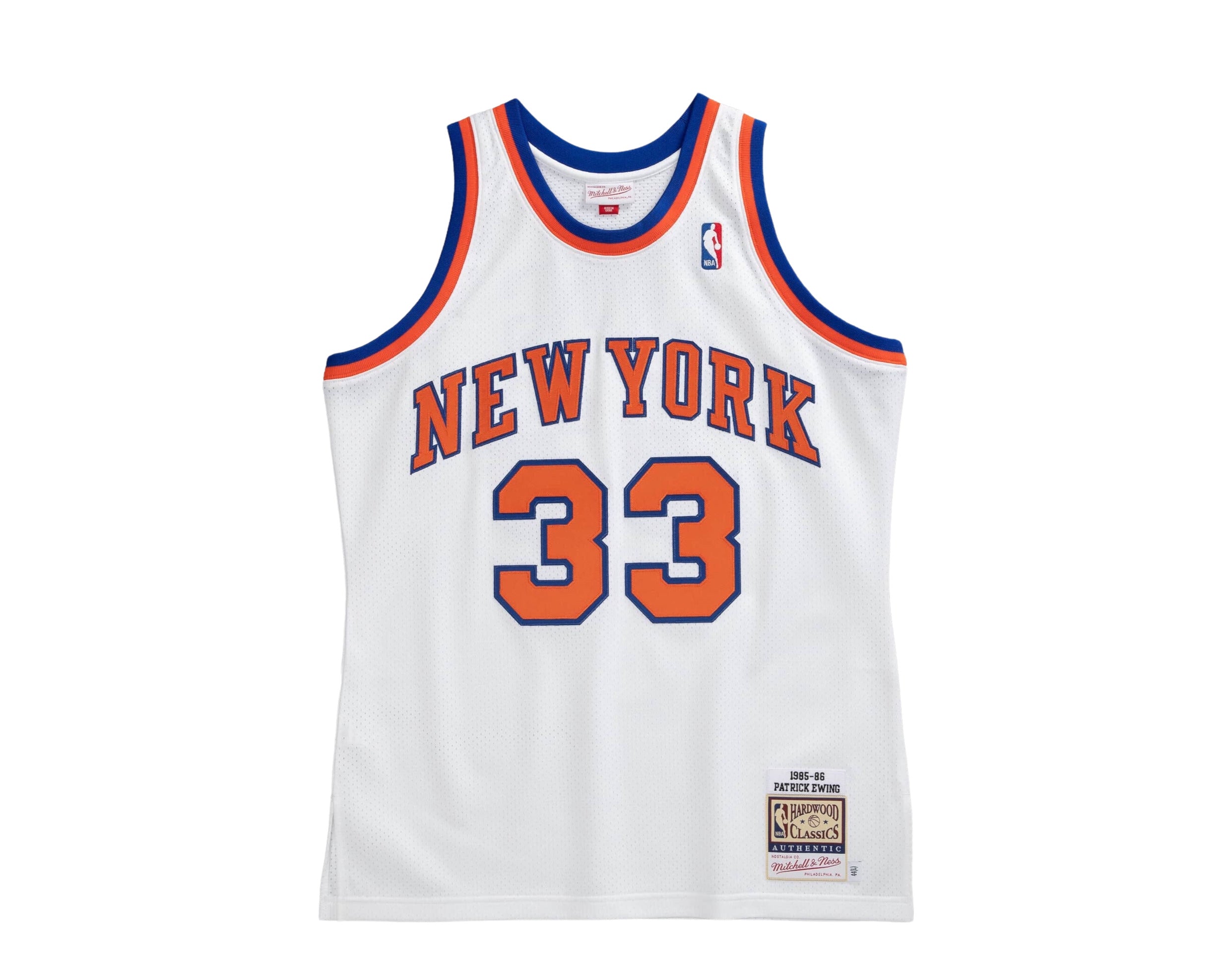 Mitchell & Ness Authentic New York Knicks Home 1985-86 Patrick Ewing Jersey