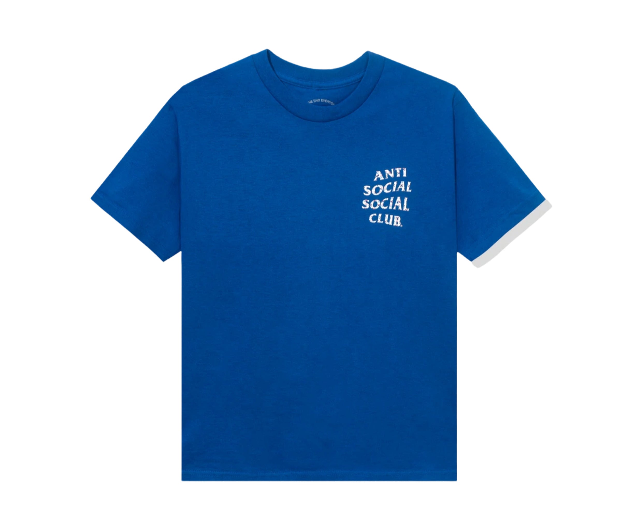 Anti Social Social Club ASSC x Case Study Flag Blue Tee