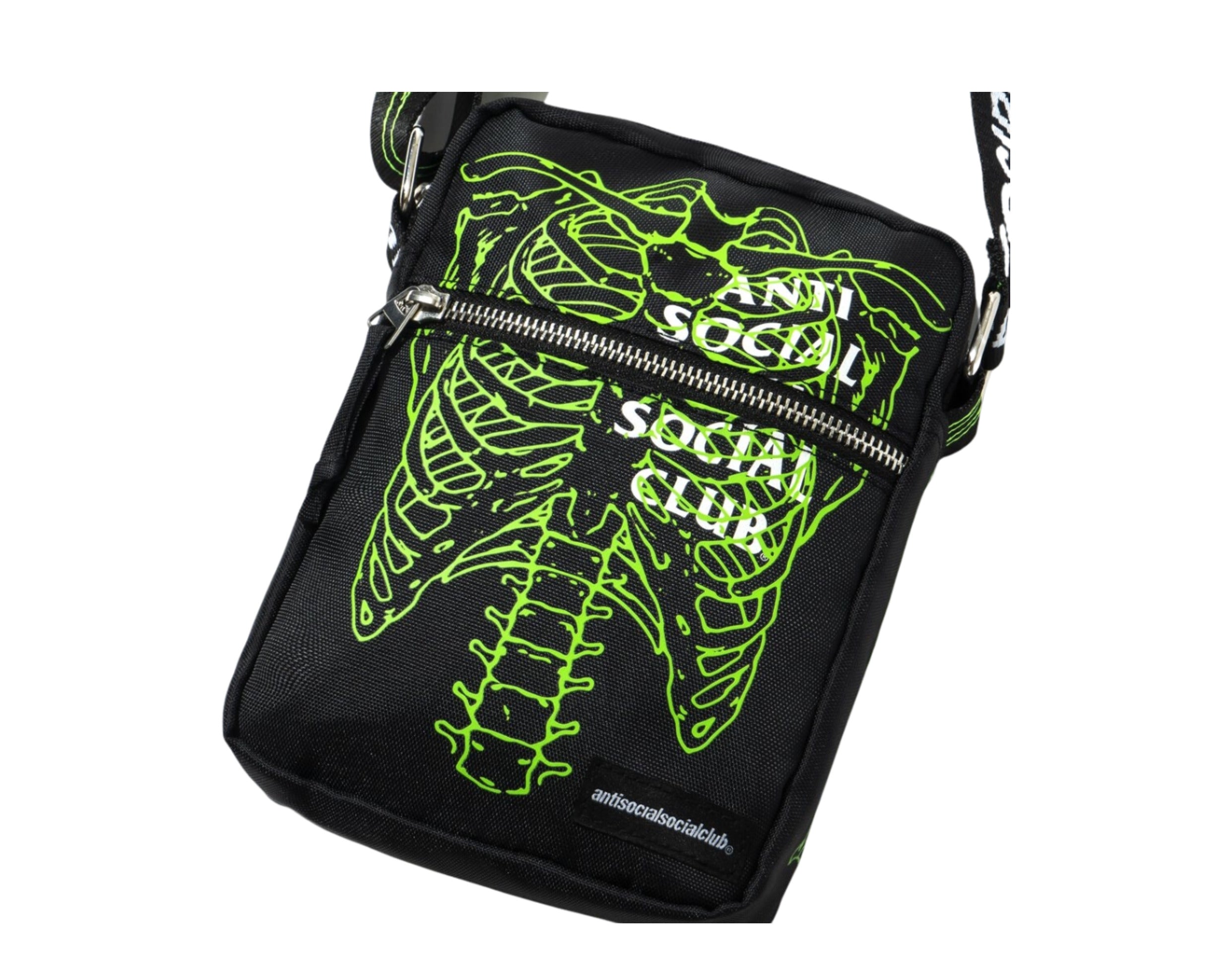 Anti Social Social Club Fracture Black Side Bag