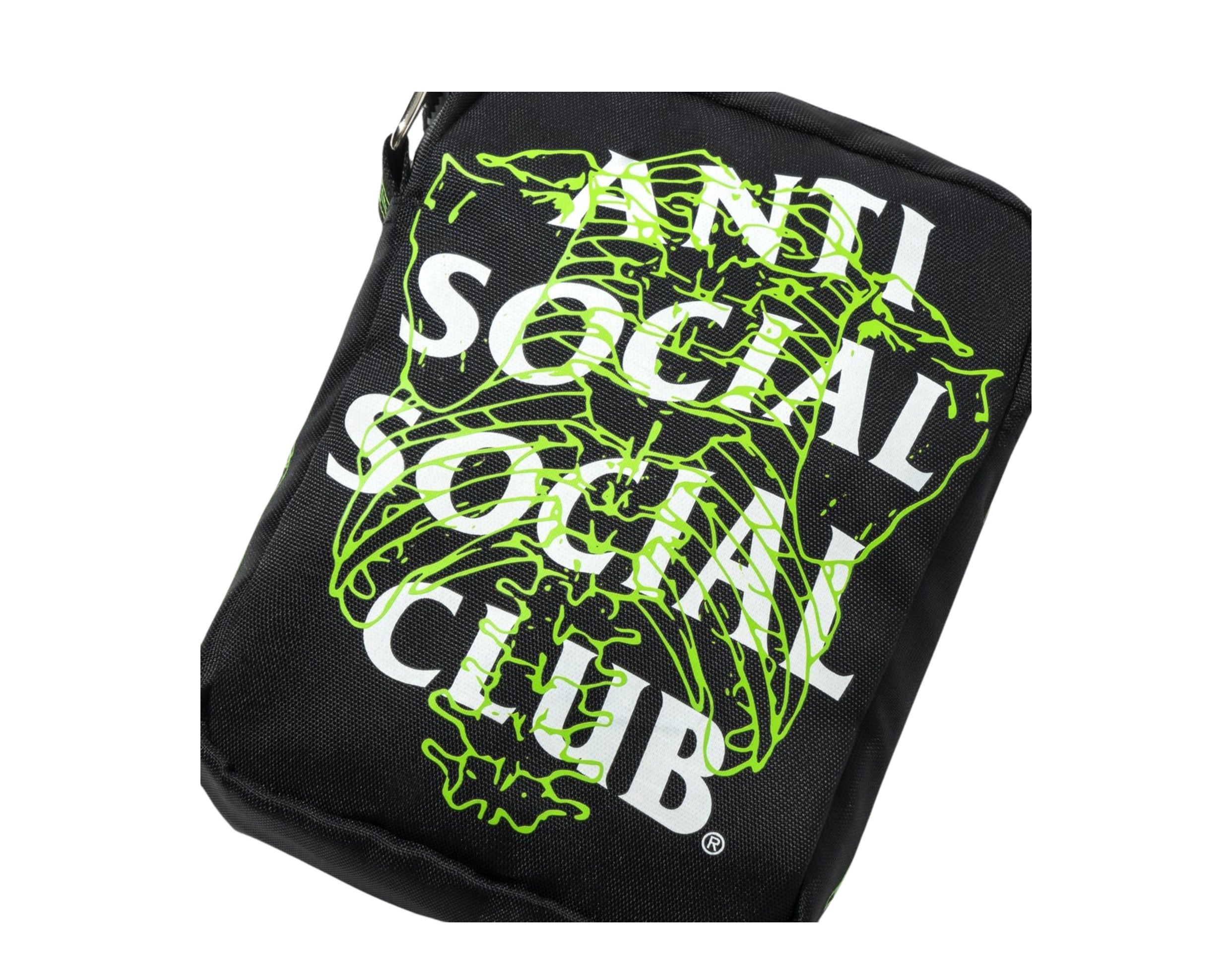 Anti Social Social Club Fracture Black Side Bag