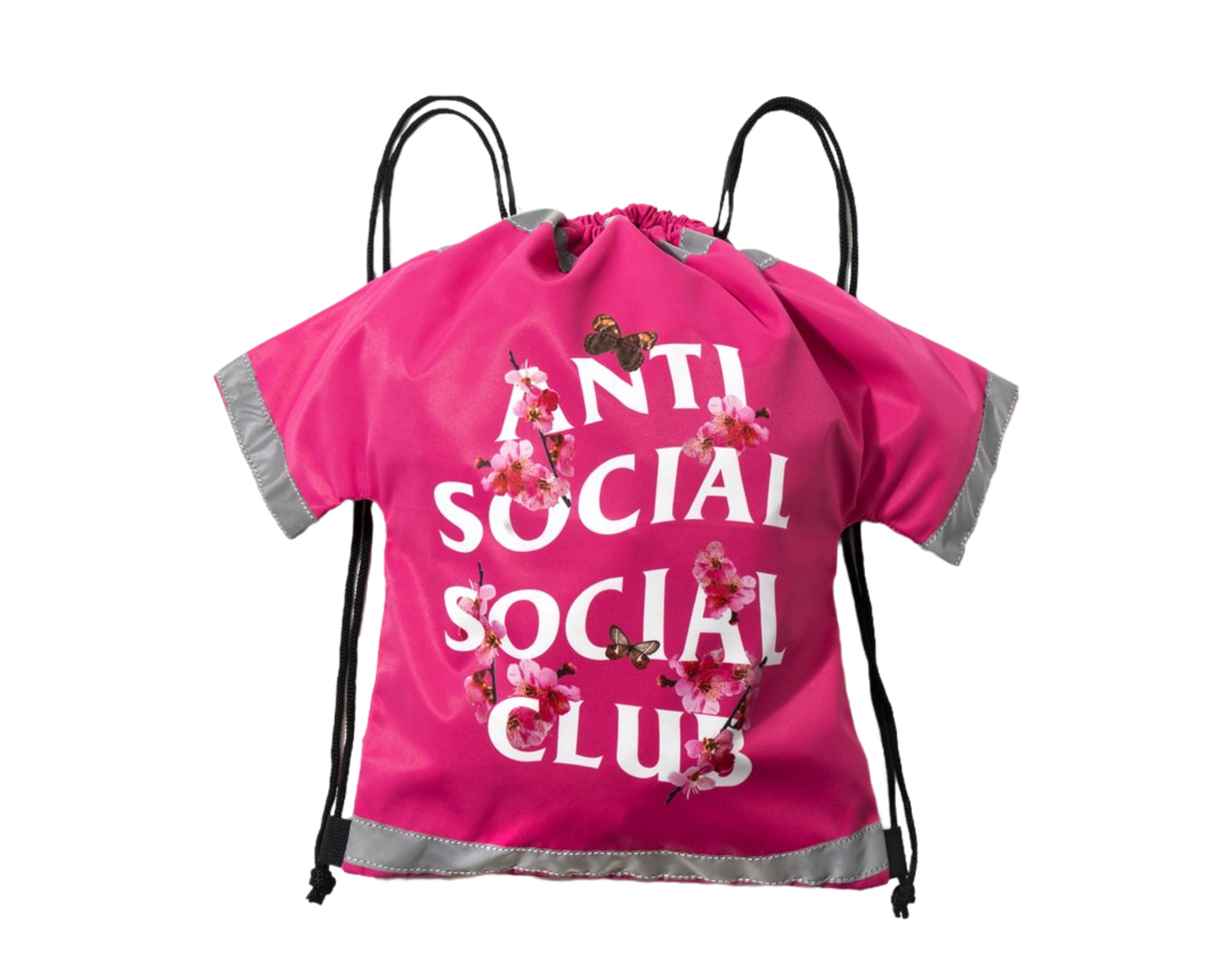 Anti Social Social Club Cute AF Pink Drawstring Bag