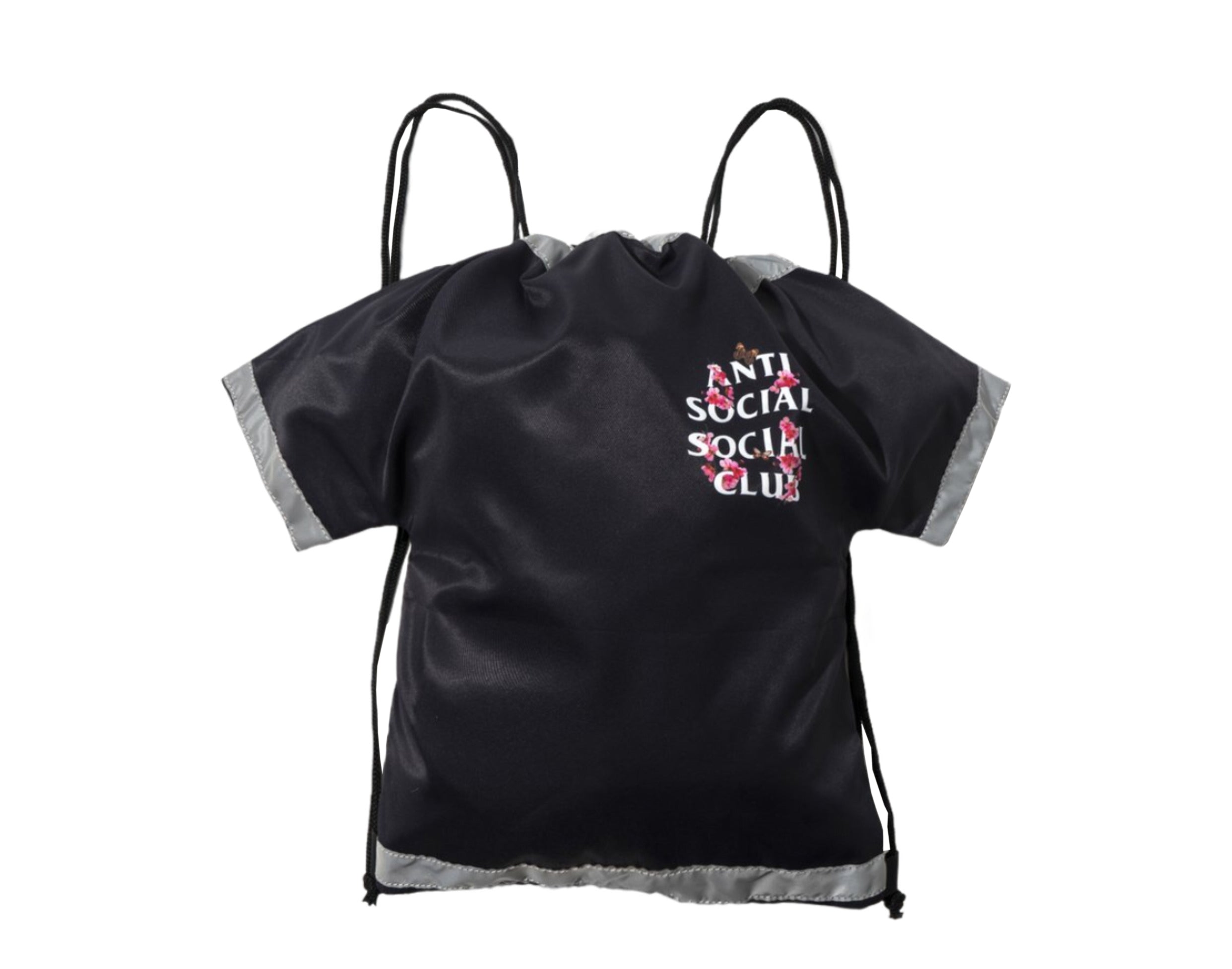 Anti Social Social Club Cute AF Black Drawstring Bag