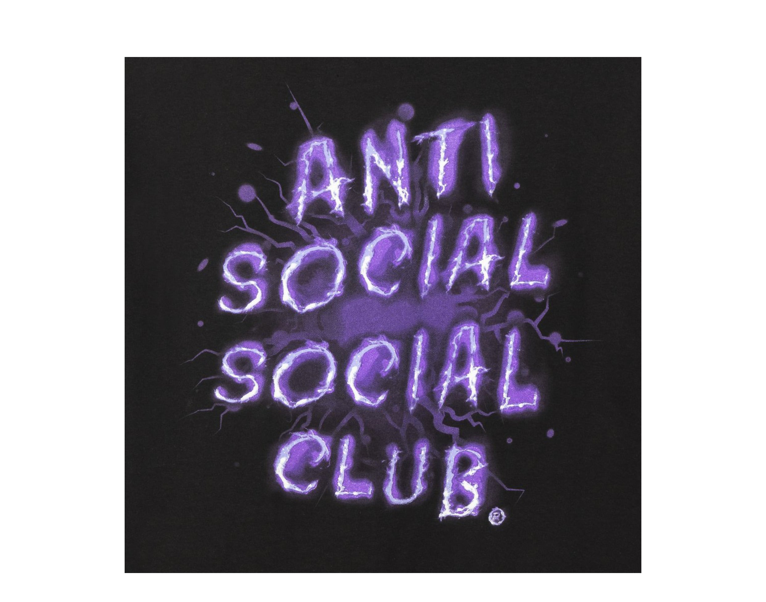 Anti Social Social Club I SEE Grape Black Tee