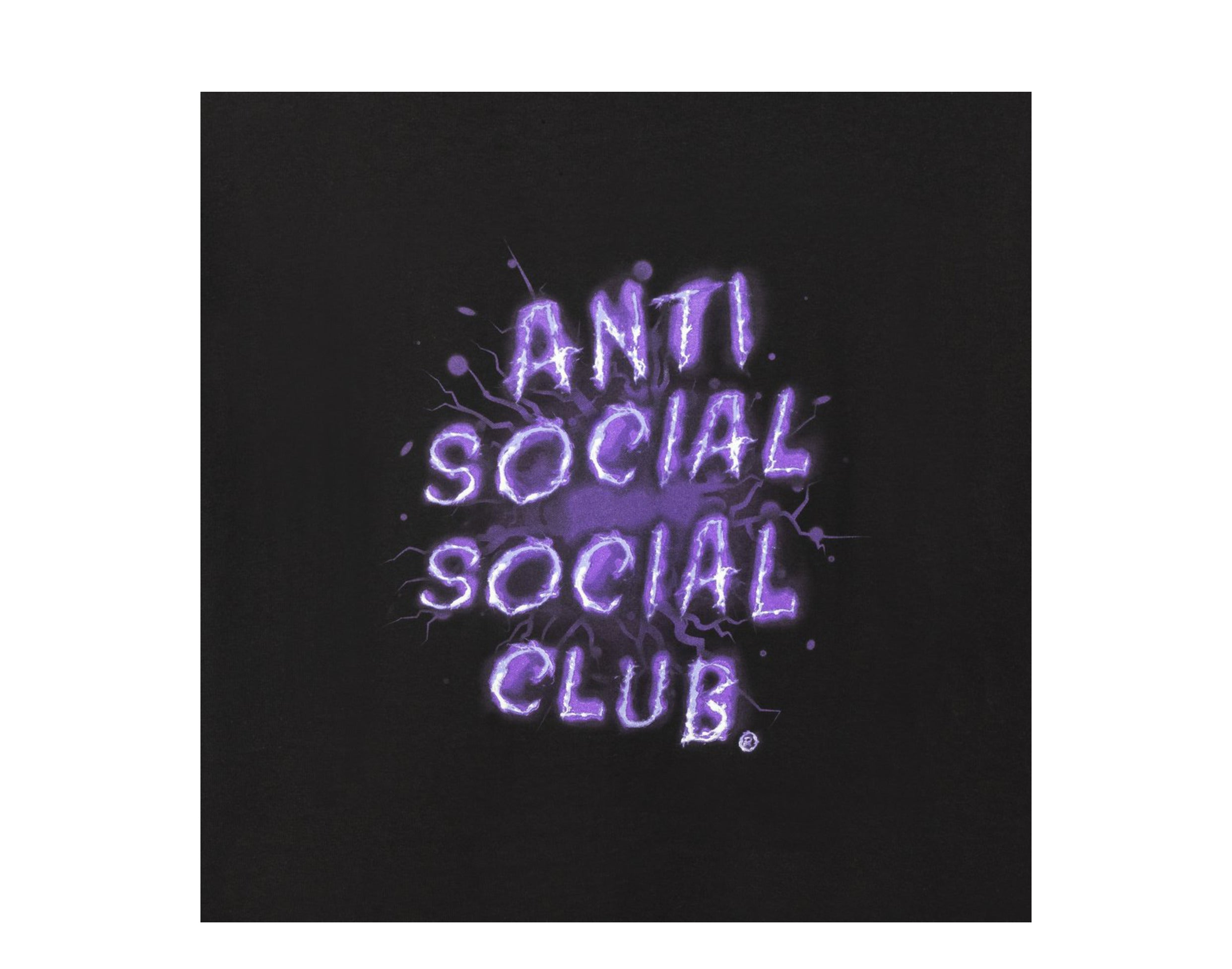 Anti Social Social Club I SEE Grape Black Tee