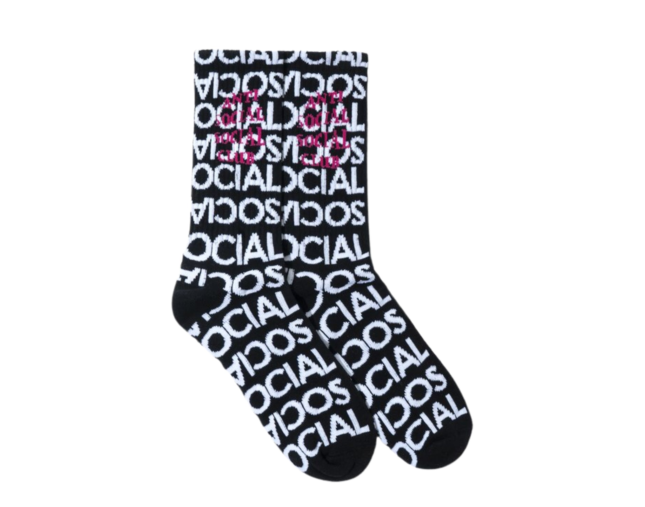 Anti Social Social Club Rich Italian Black Socks