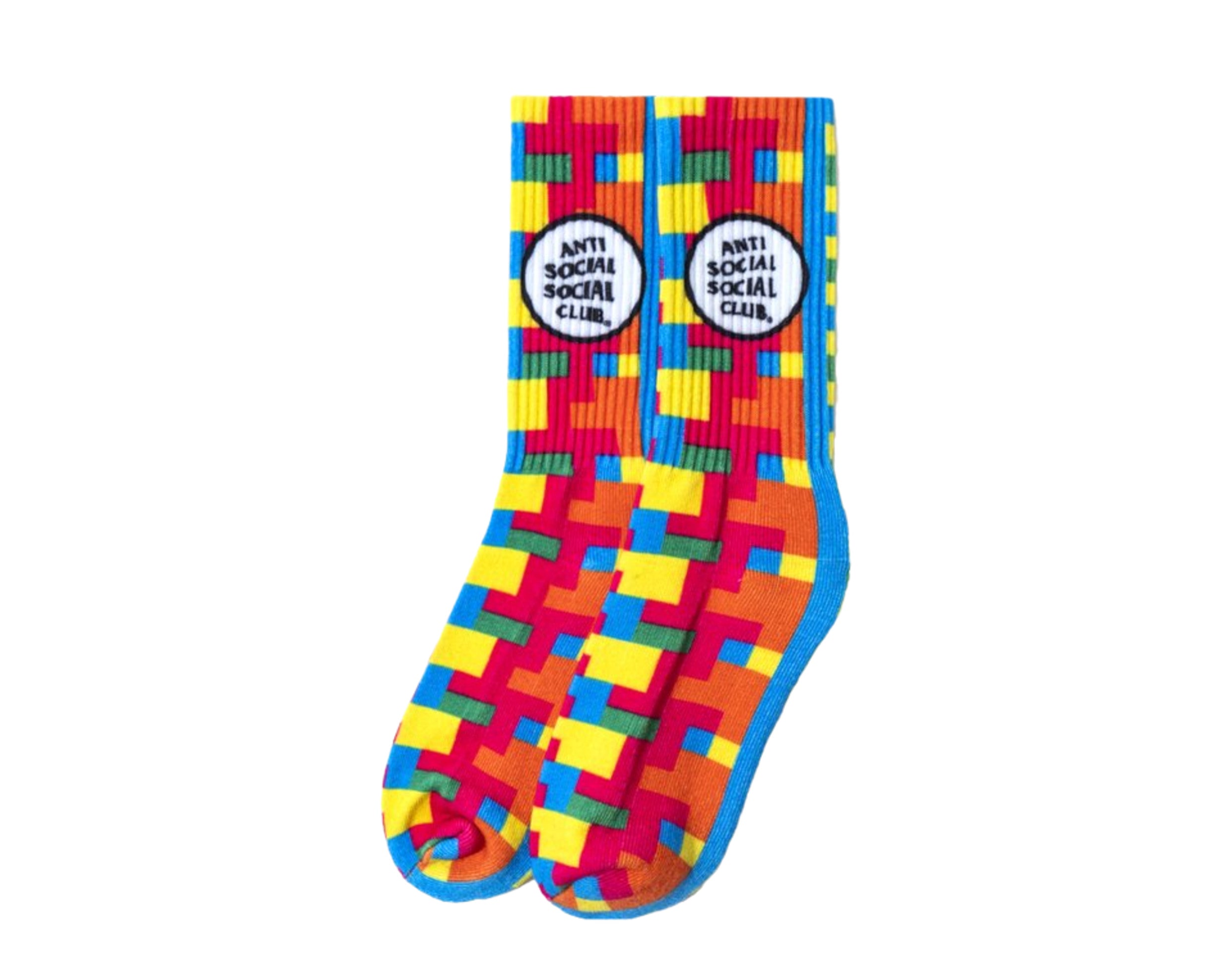 Anti Social Social Club Static Color Socks