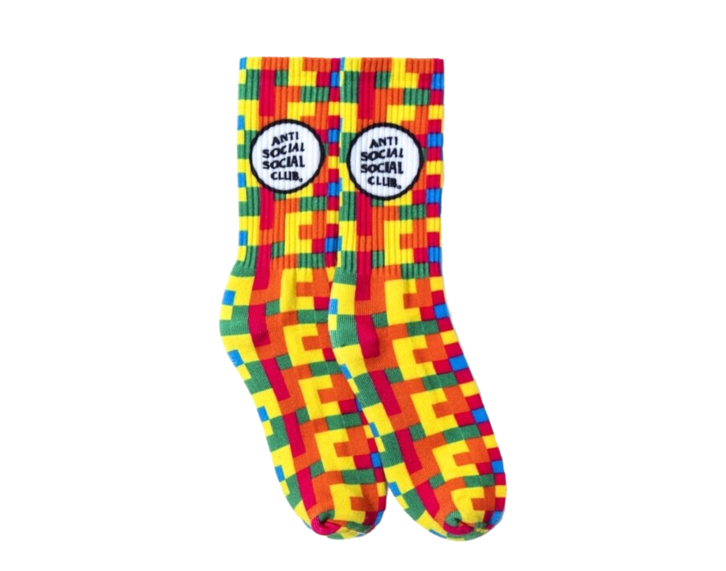 Anti Social Social Club Static Color Socks