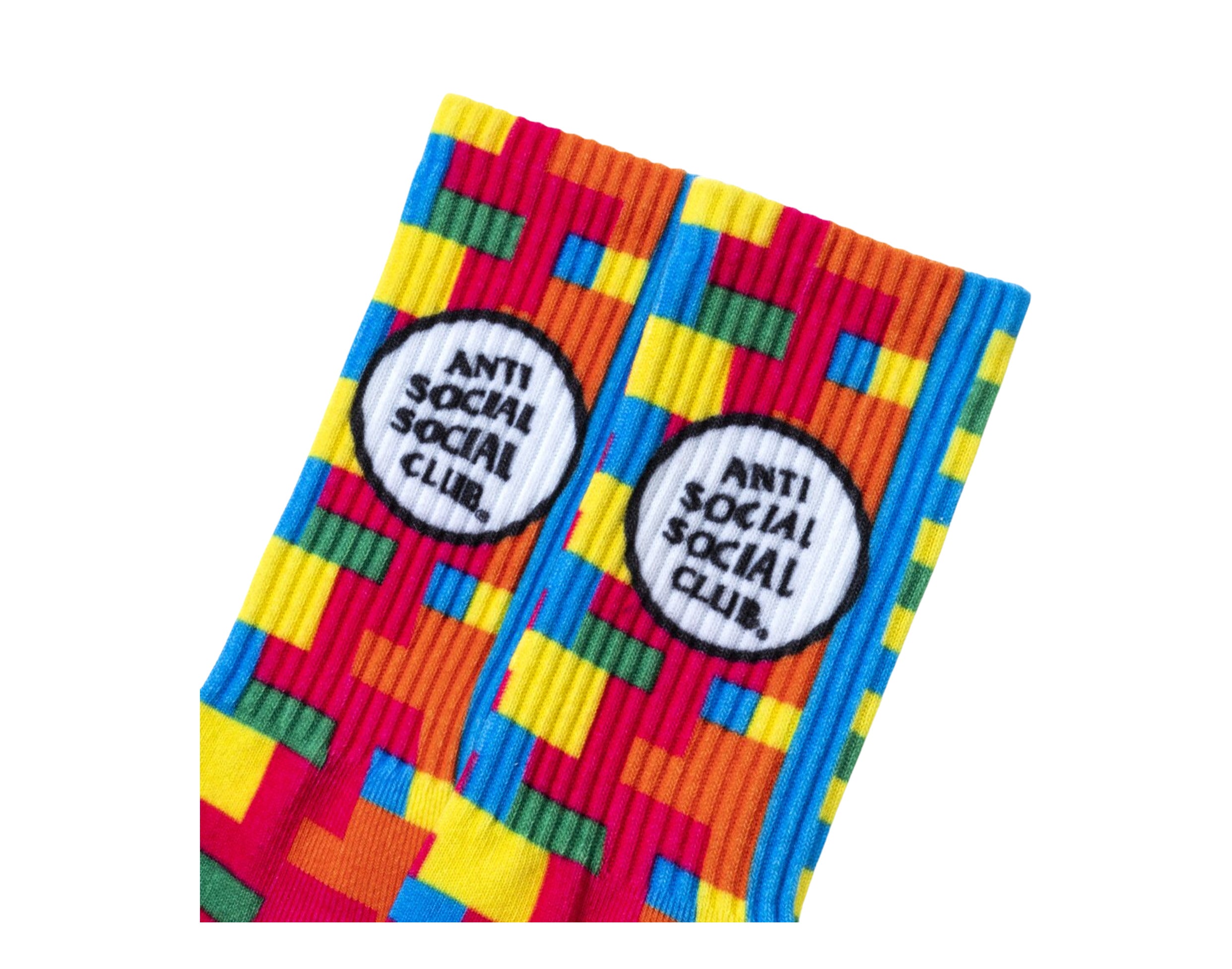 Anti Social Social Club Static Color Socks